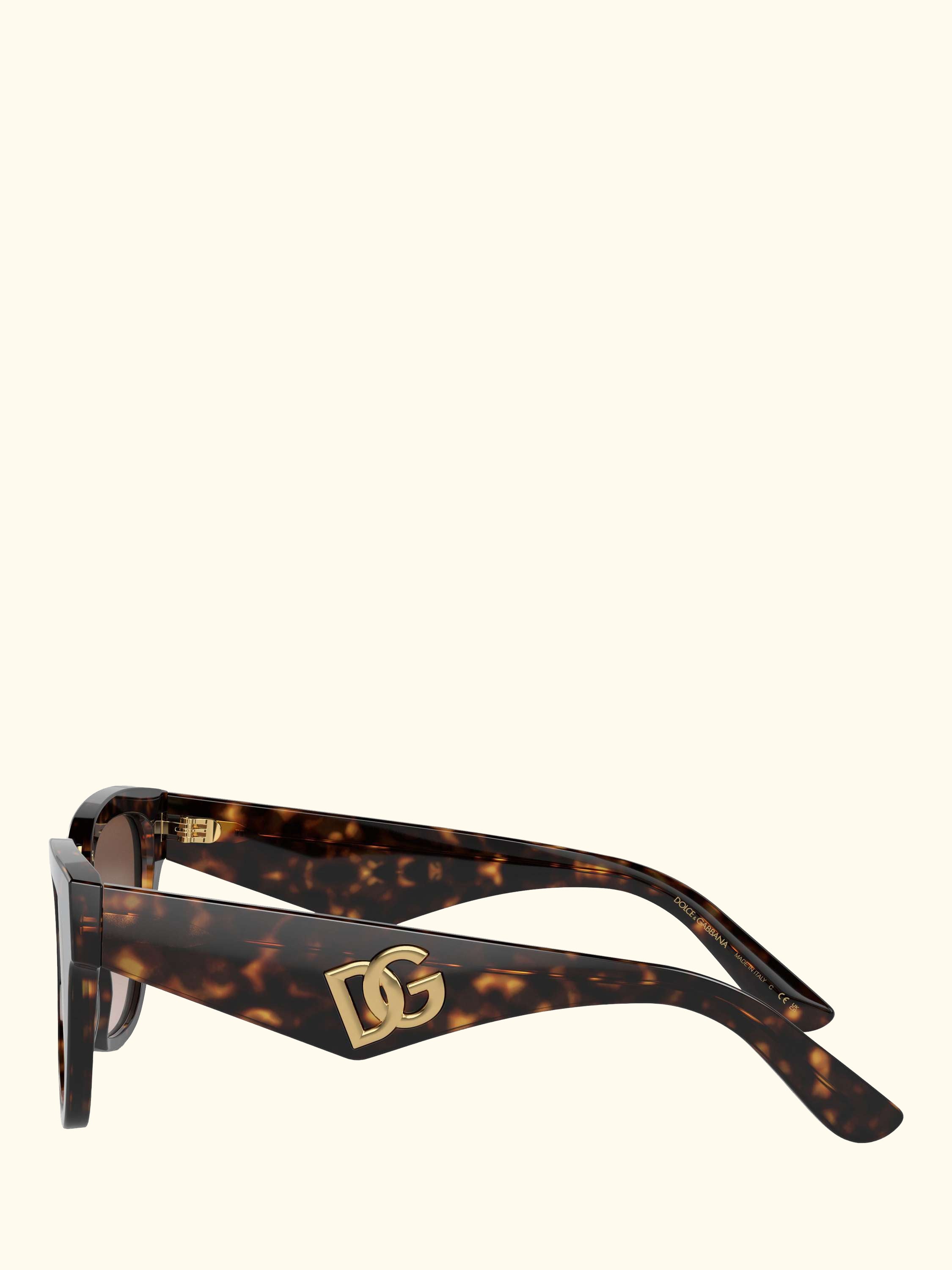 DG4437 Women's Butterfly Sunglasses, Havana