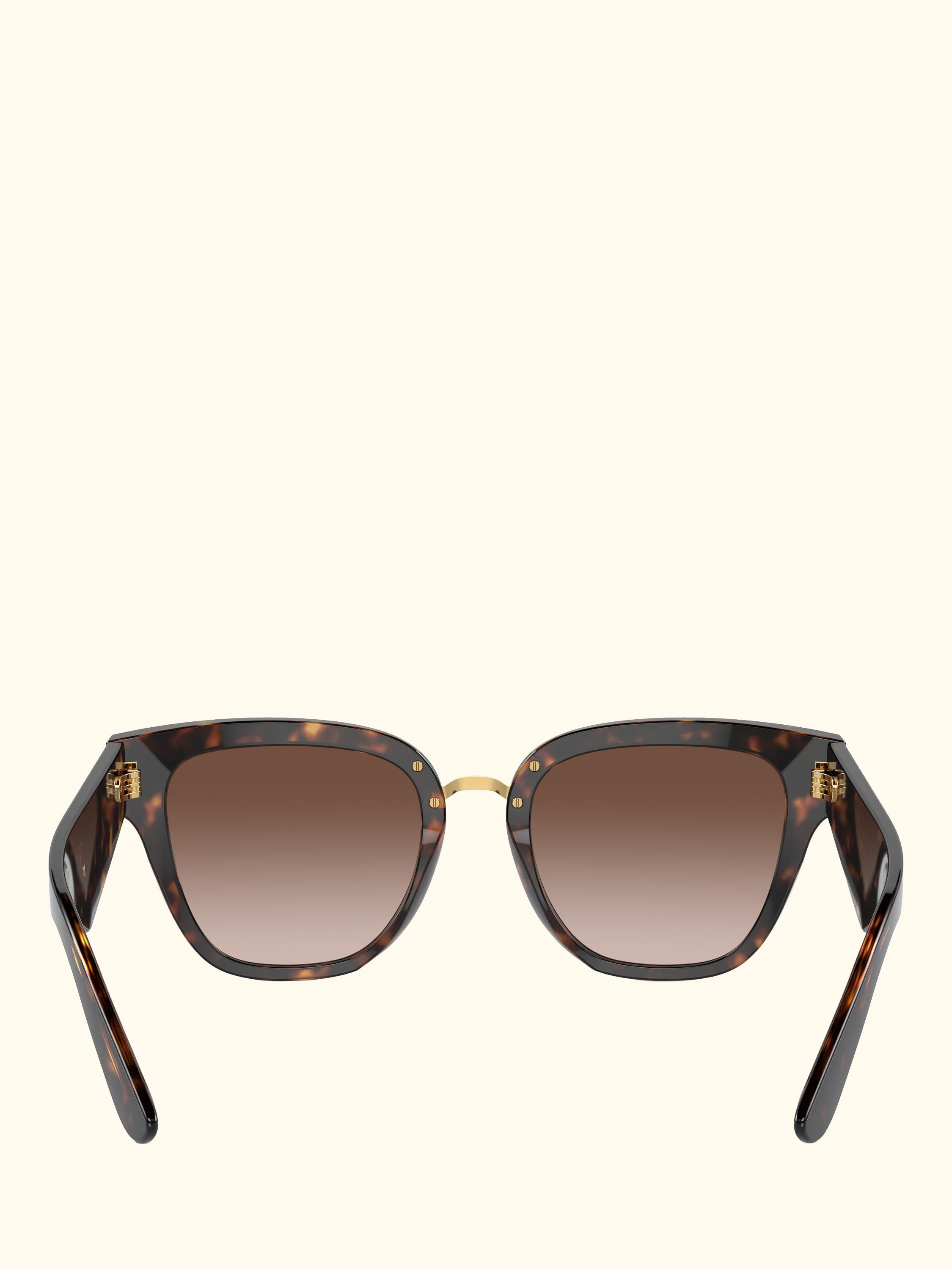 DG4437 Women's Butterfly Sunglasses, Havana