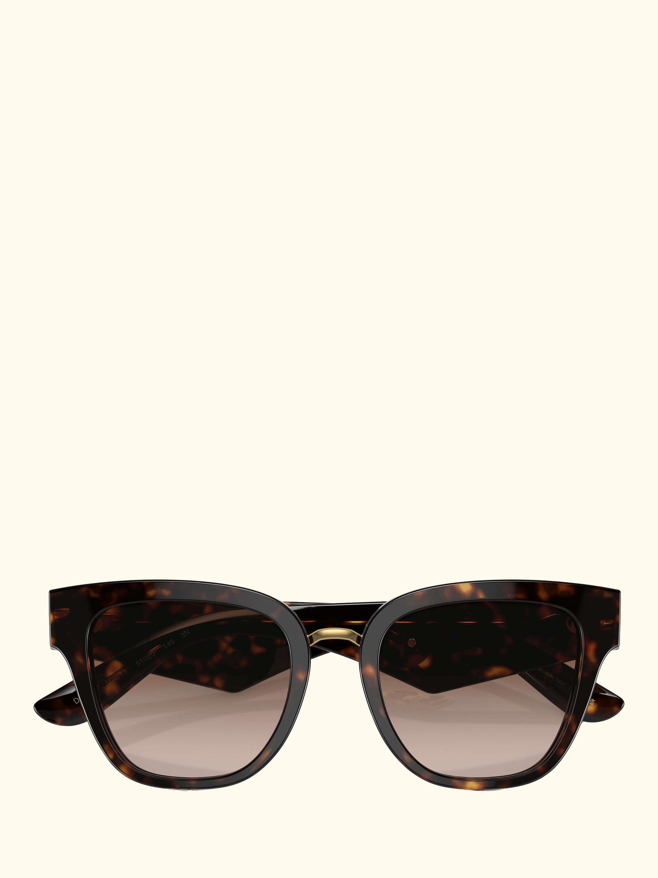 DG4437 Women's Butterfly Sunglasses, Havana