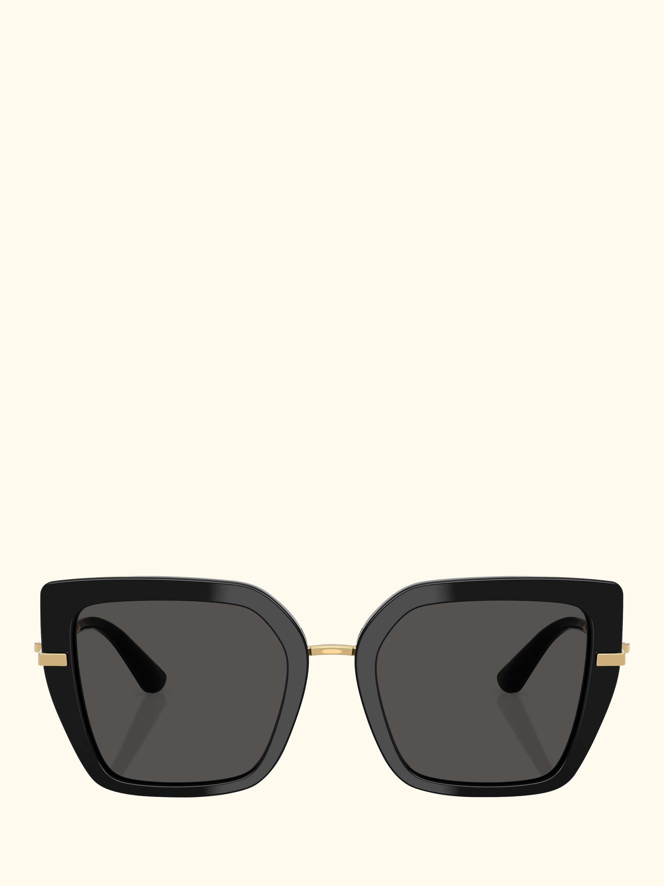 DG4474 Women's Square Sunglasses, Black