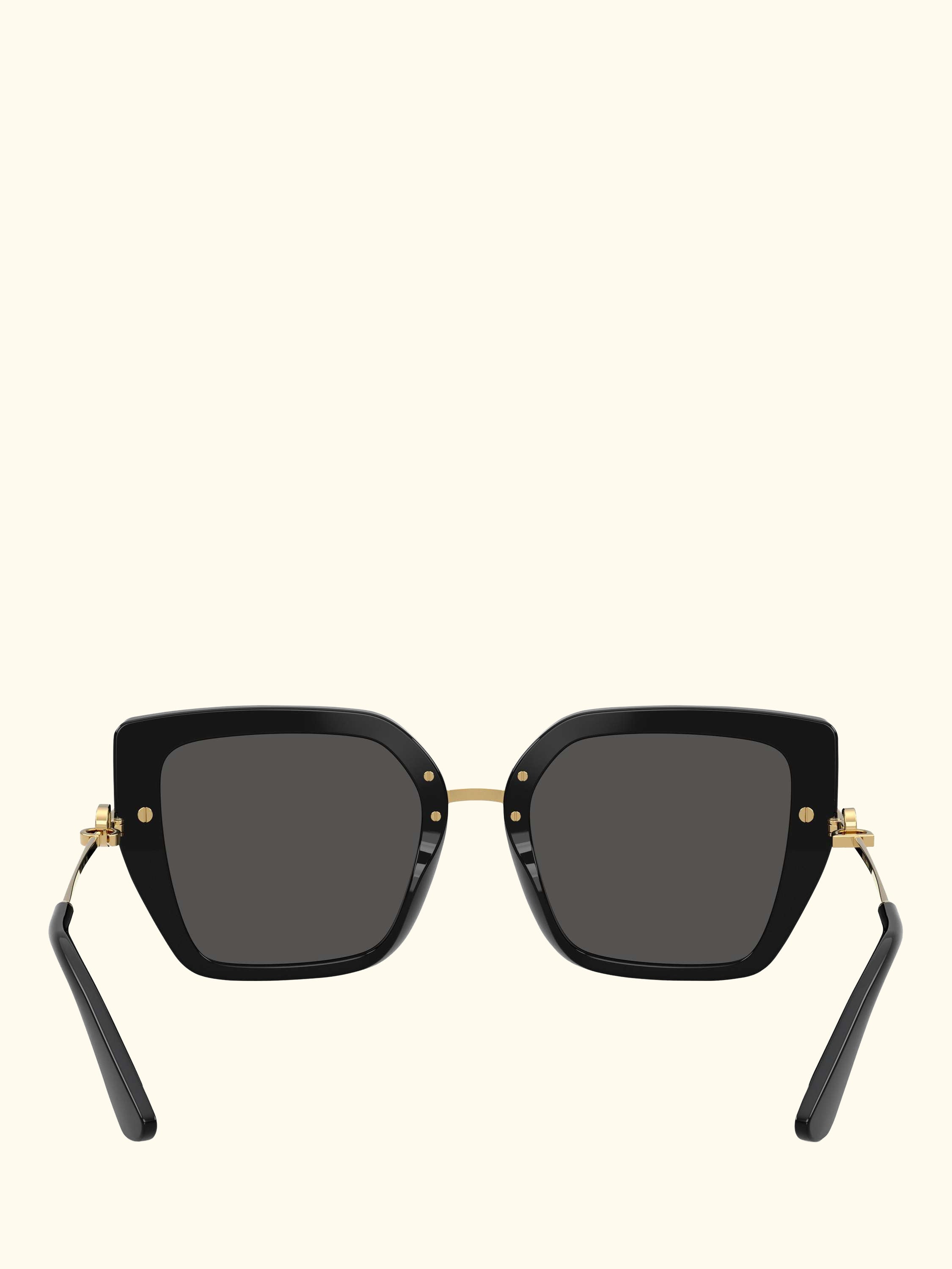 DG4474 Women's Square Sunglasses, Black