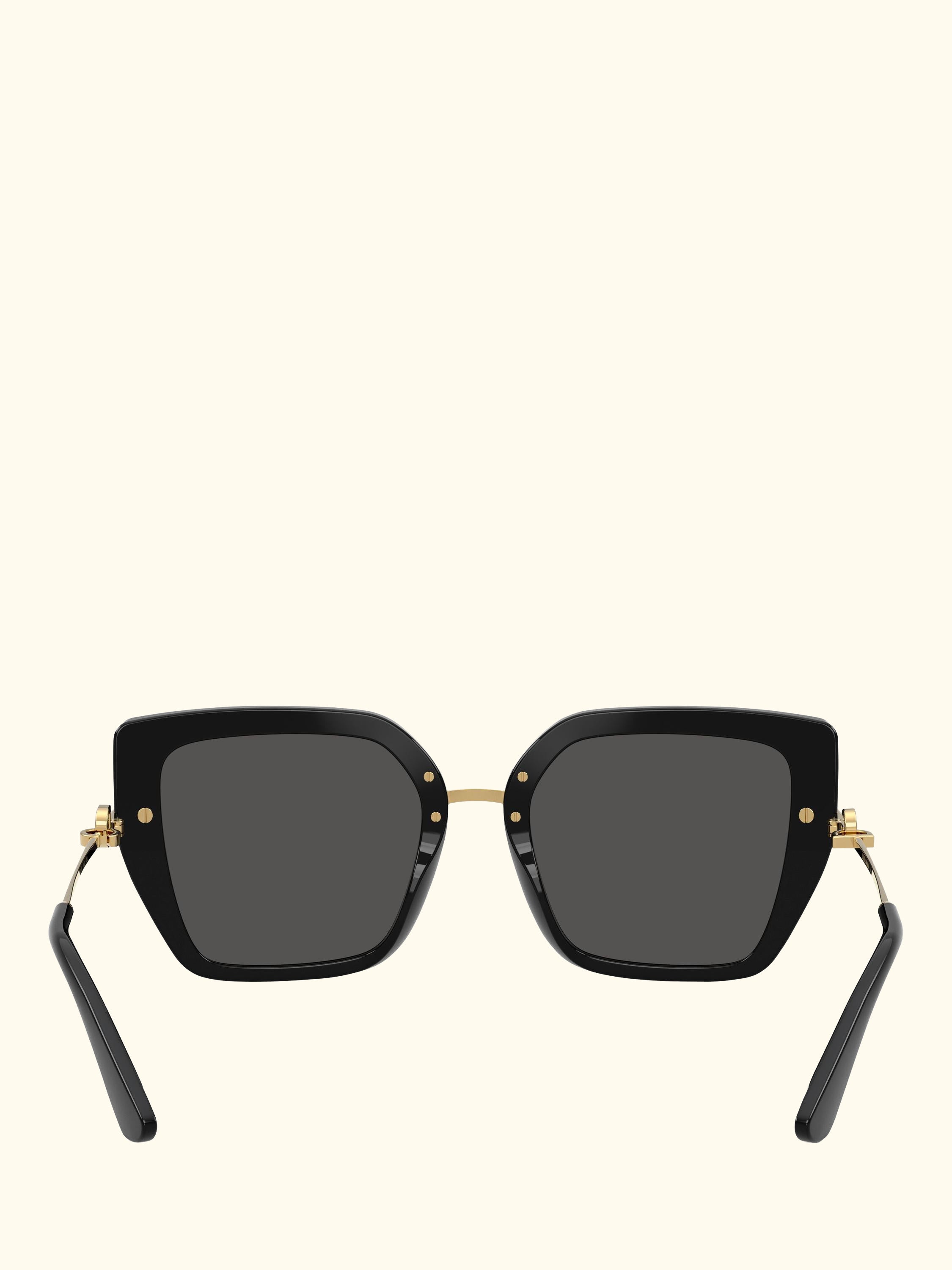 DG4474 Women's Square Sunglasses, Black