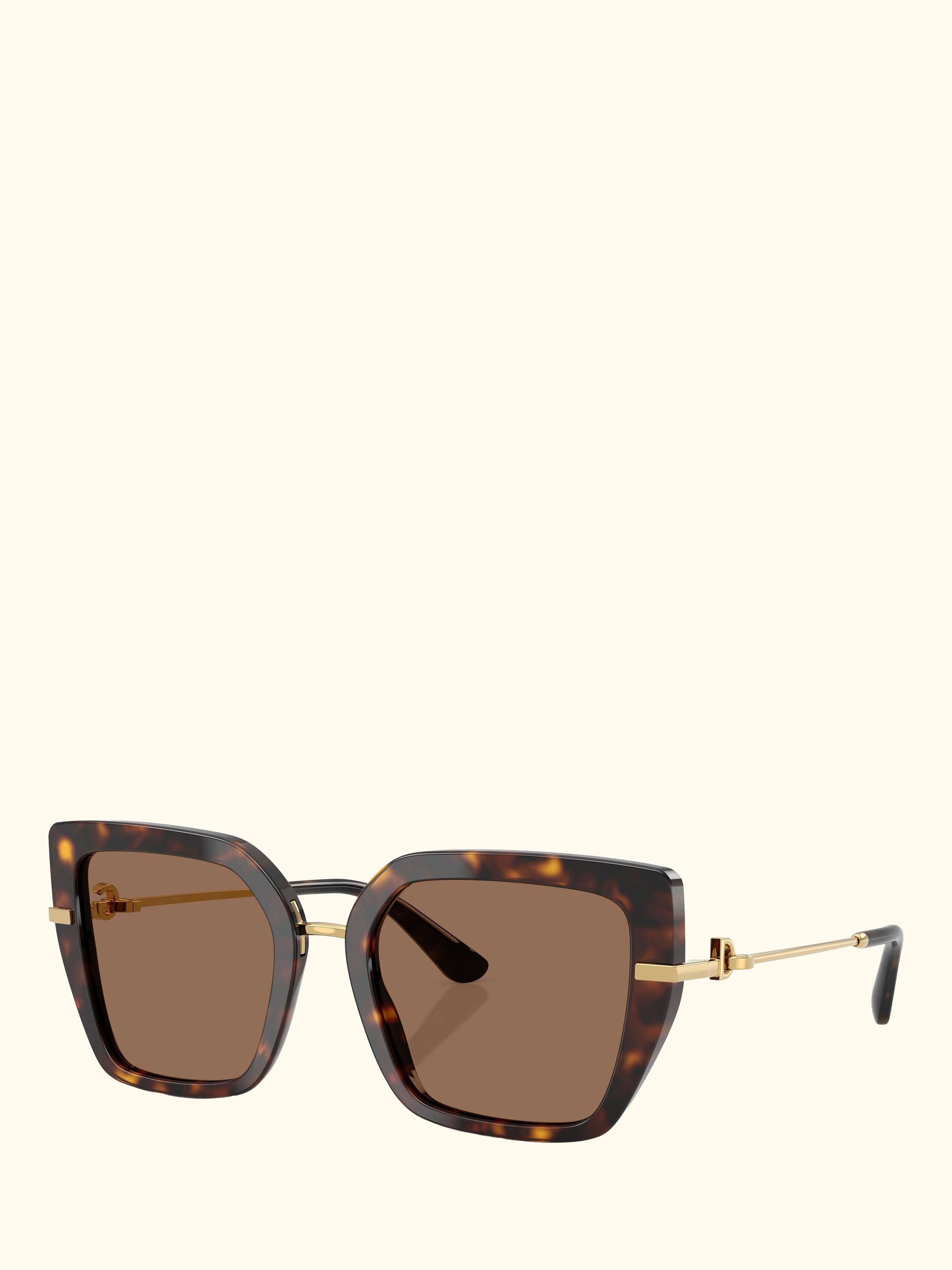 DG4474 Women's Square Sunglasses, Havana
