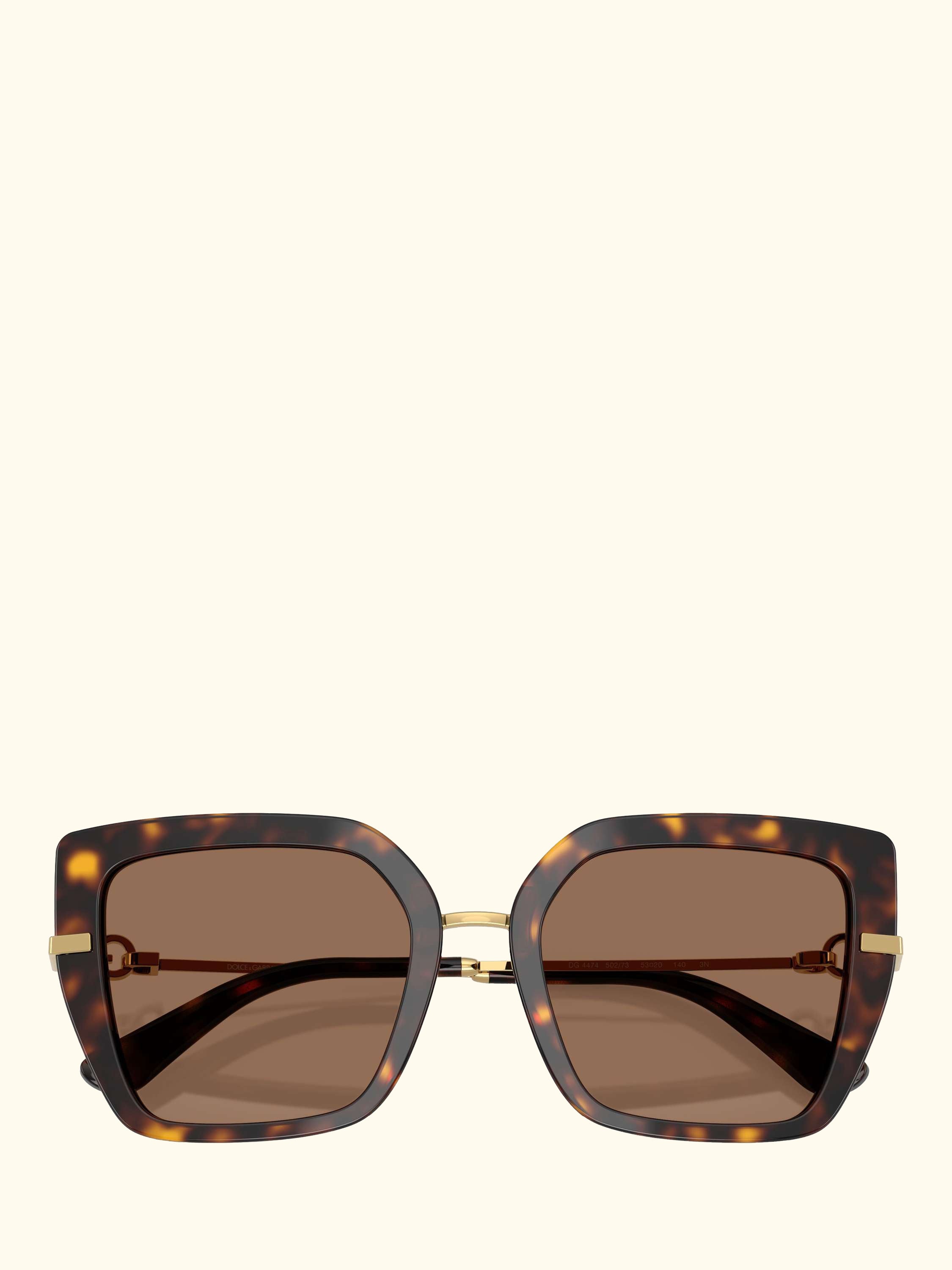 DG4474 Women's Square Sunglasses, Havana