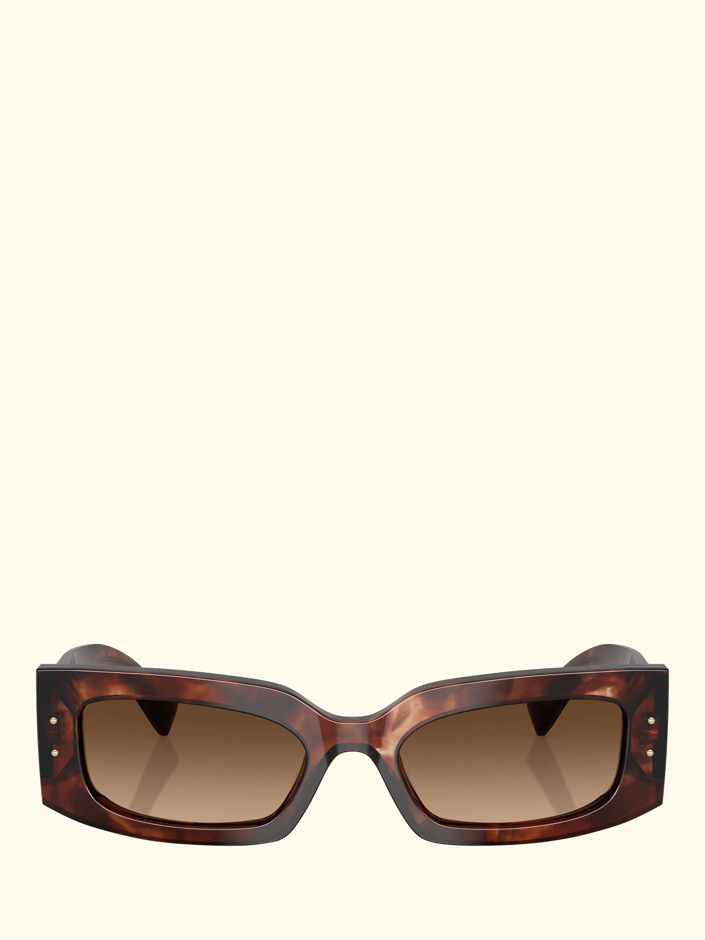 DG4479 Women's Rectangular Sunglasses, Dark Red Havana