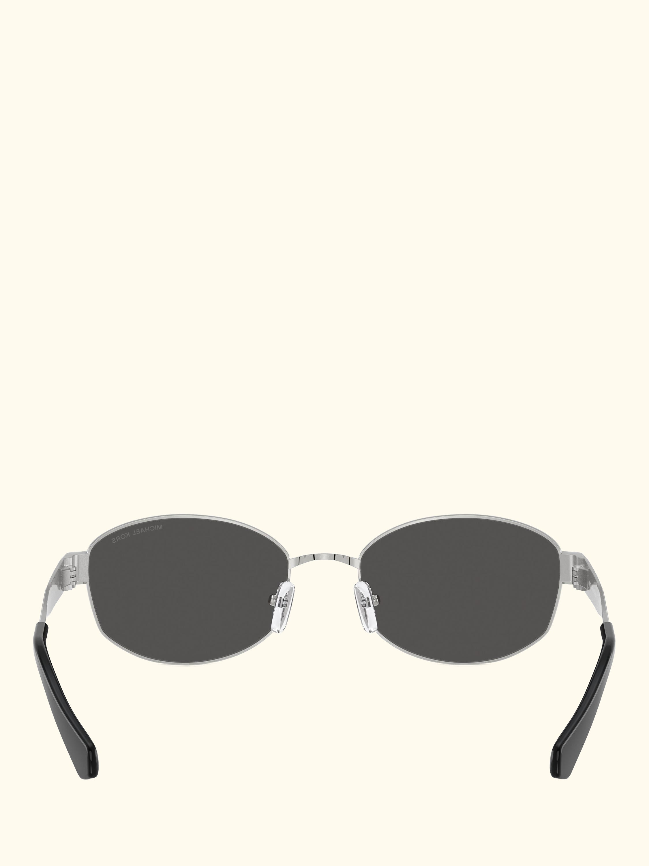 0MK1161 Oval Sunglasses, Silver/Black
