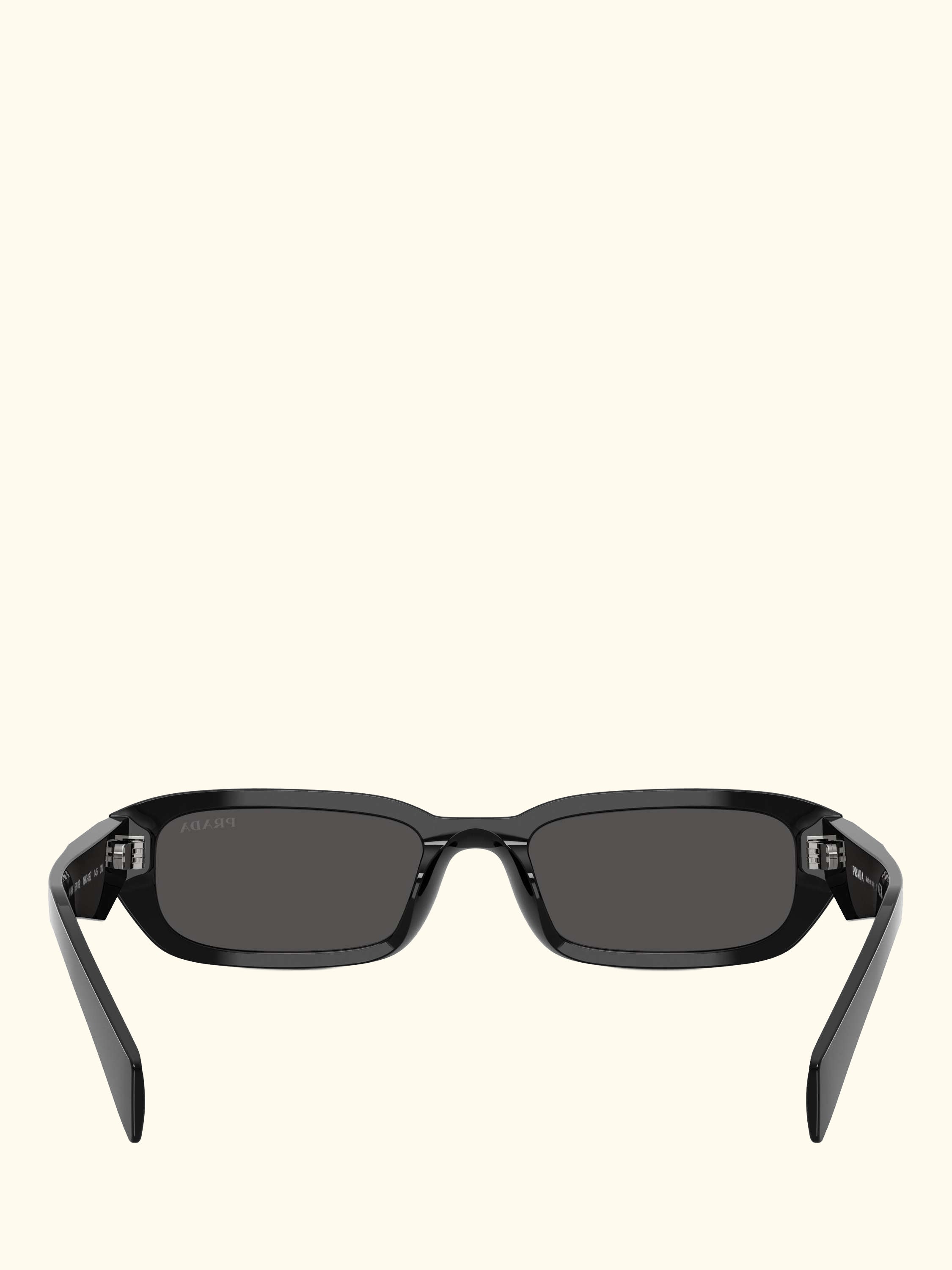 PR B06S Women's Rectangular Sunglasses, Black