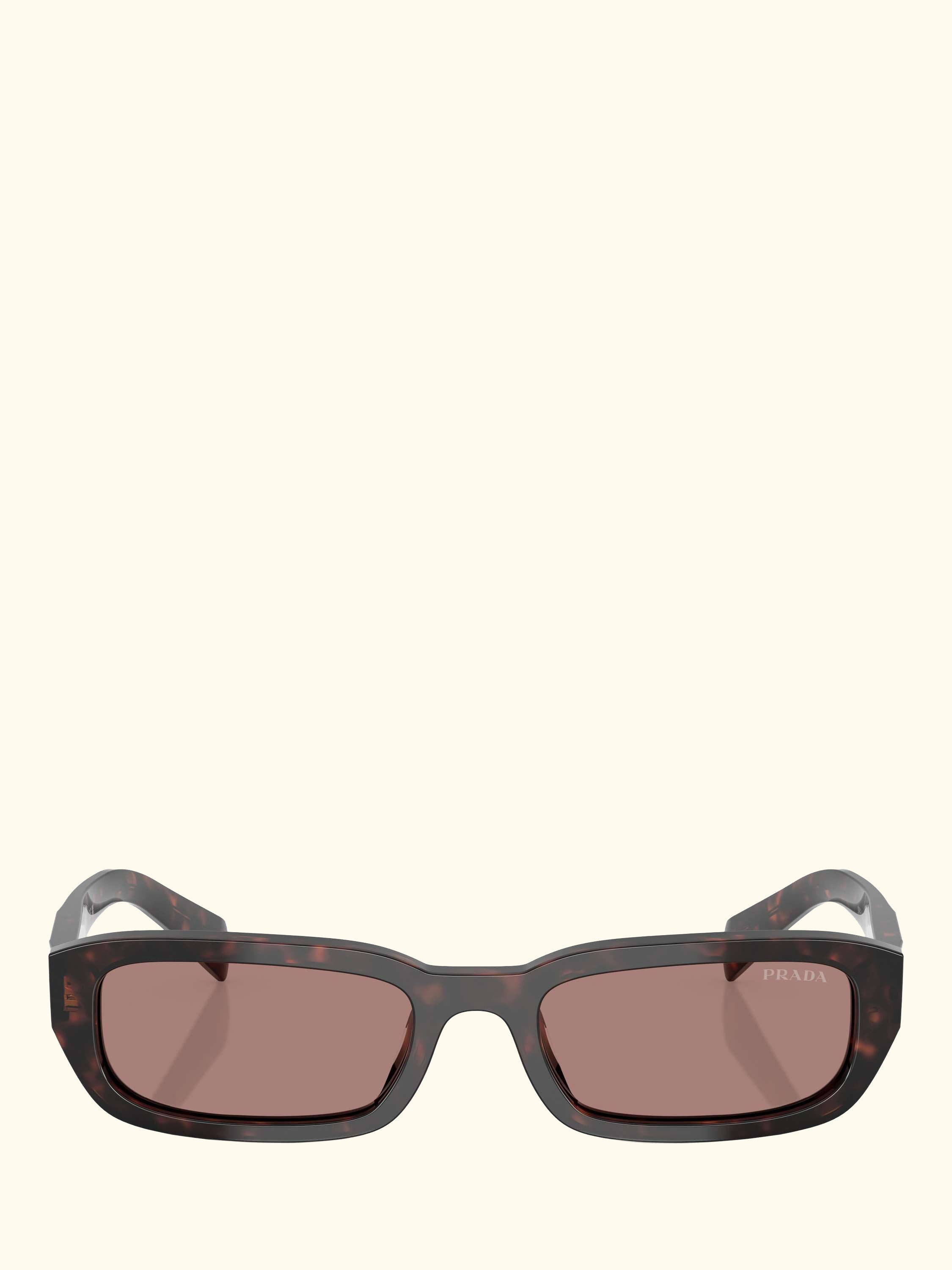 PR B06S Women's Rectangular Sunglasses, Root Tortoise/Brown