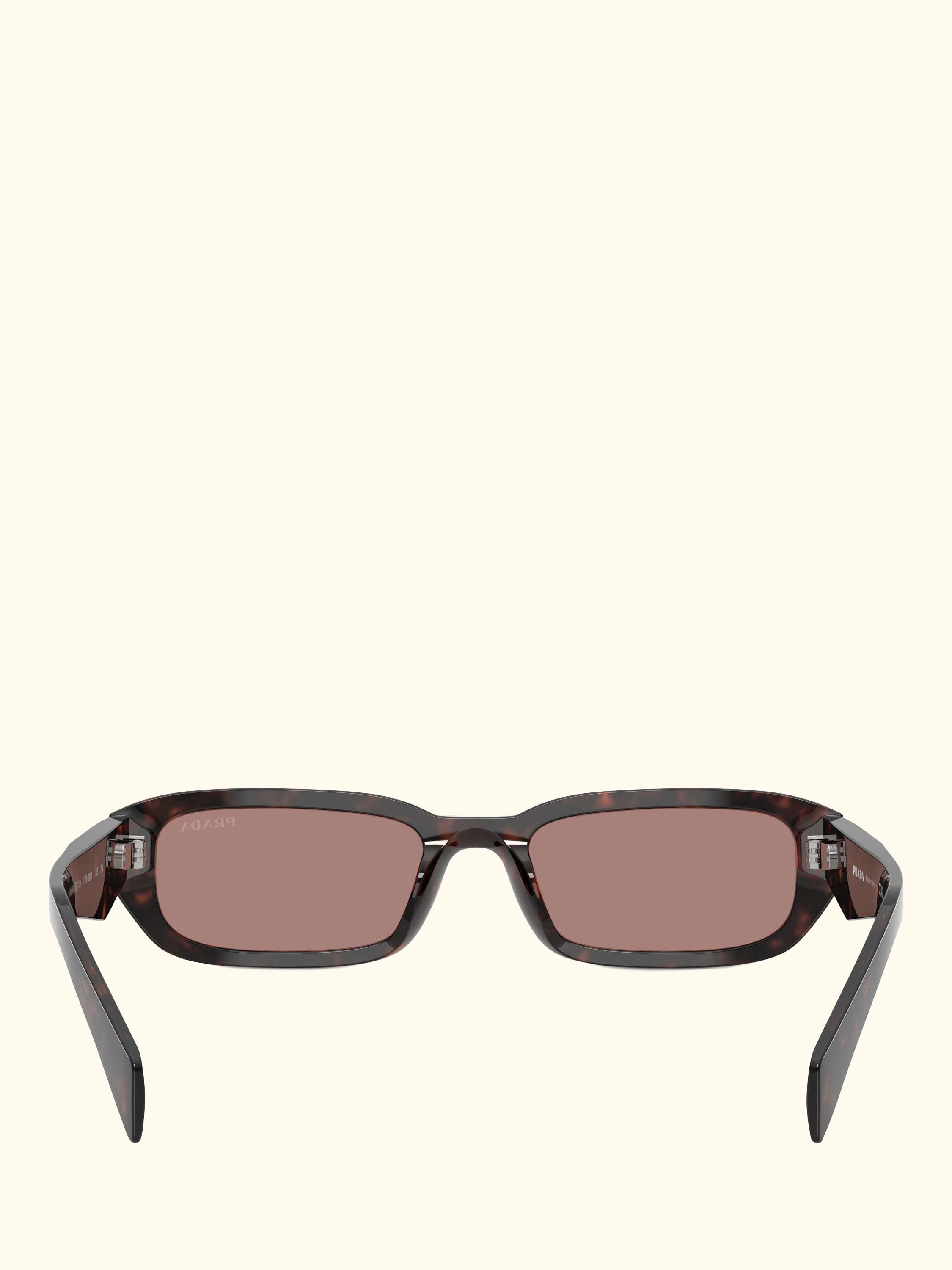 PR B06S Women's Rectangular Sunglasses, Root Tortoise/Brown