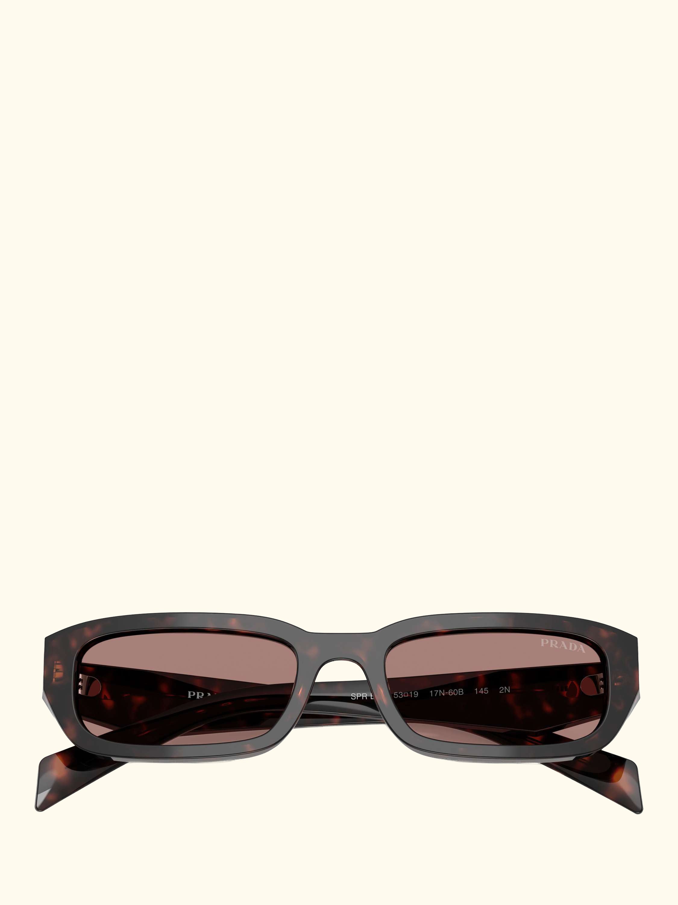 PR B06S Women's Rectangular Sunglasses, Root Tortoise/Brown