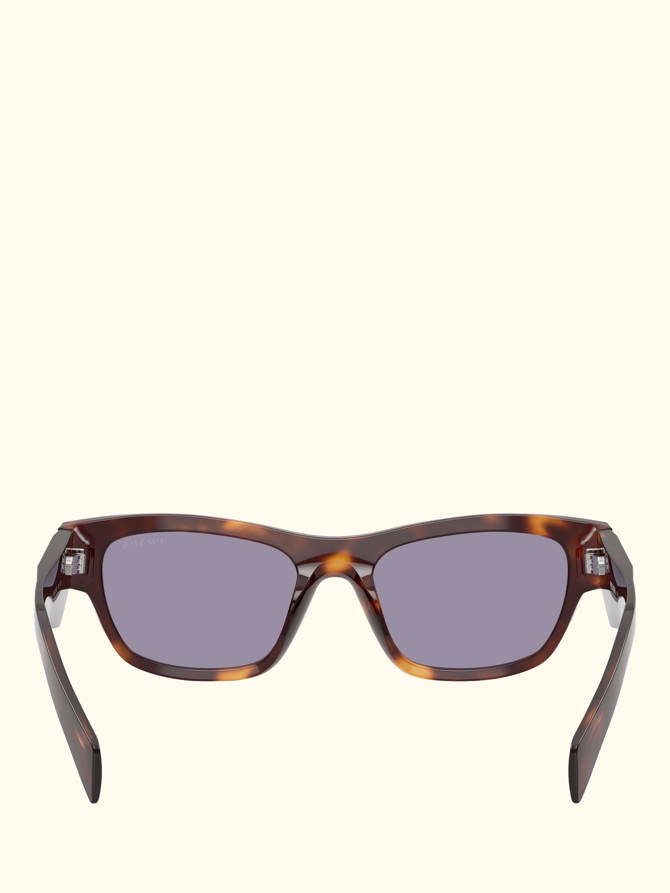 PR B09S Women's Oval Sunglasses, Classic Tortoise/Purple