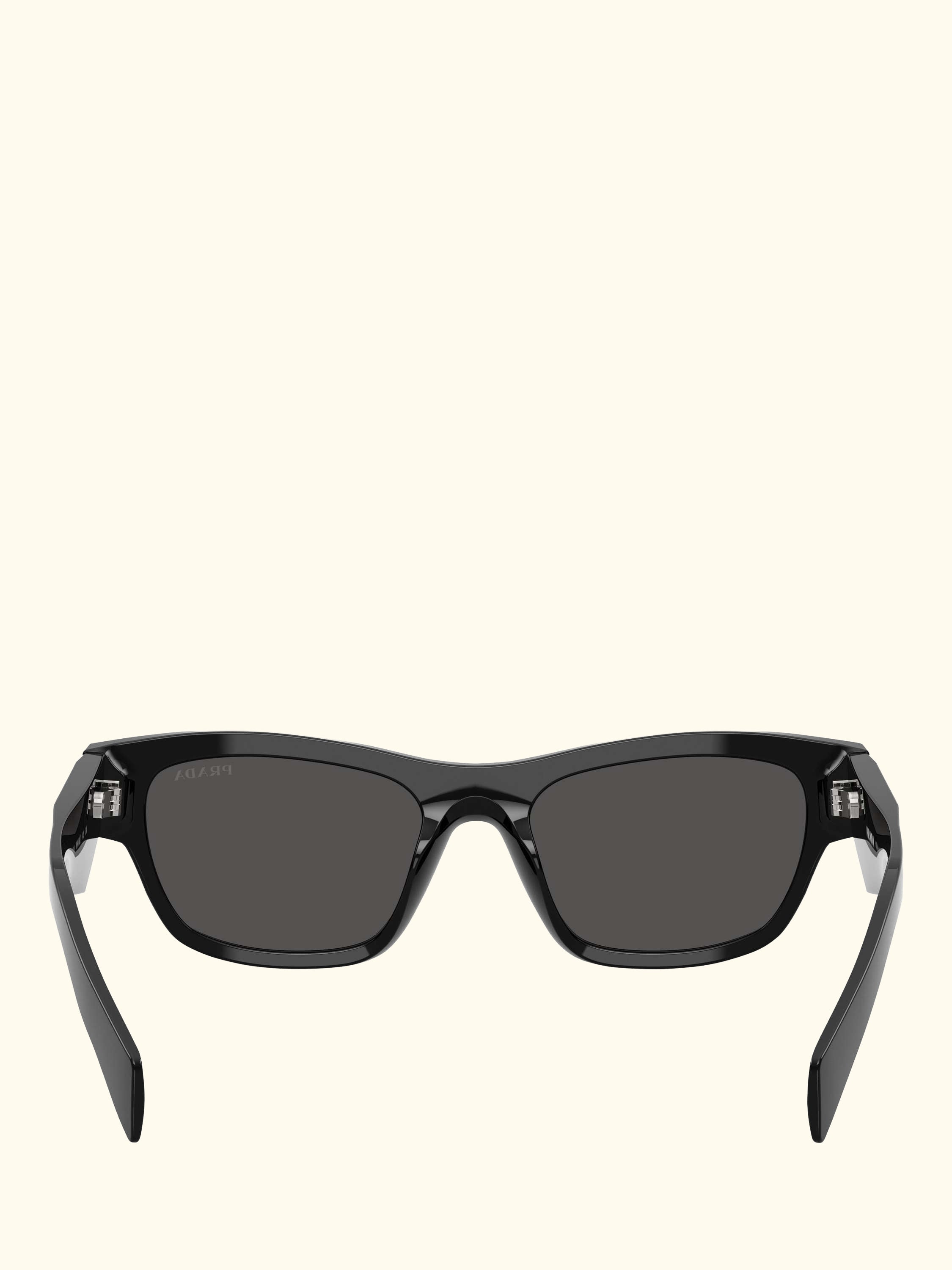 PR B09S Women's Oval Sunglasses, Black/Grey