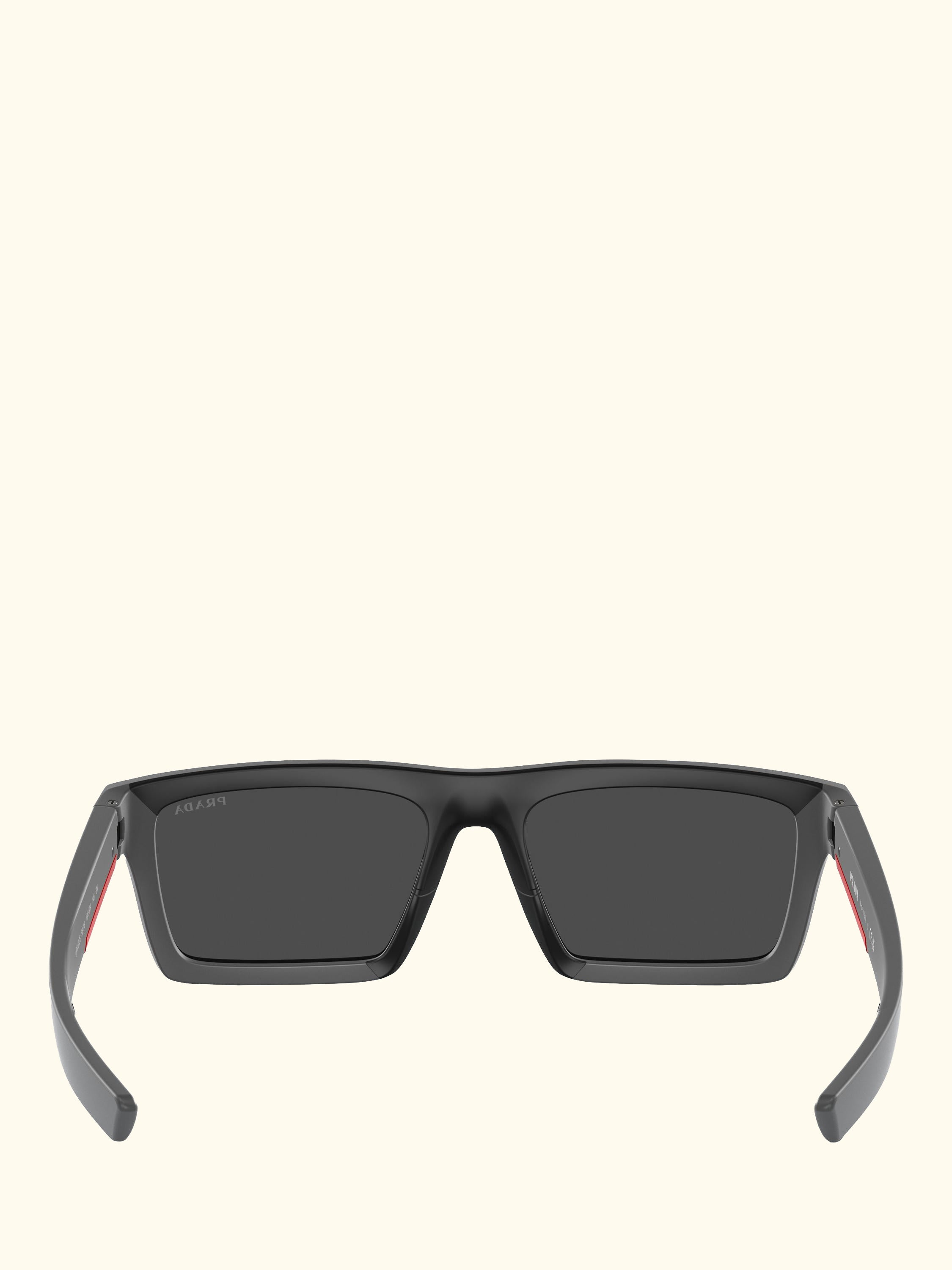 PS02ZSU Men's Rectangular Sunglasses, Grey