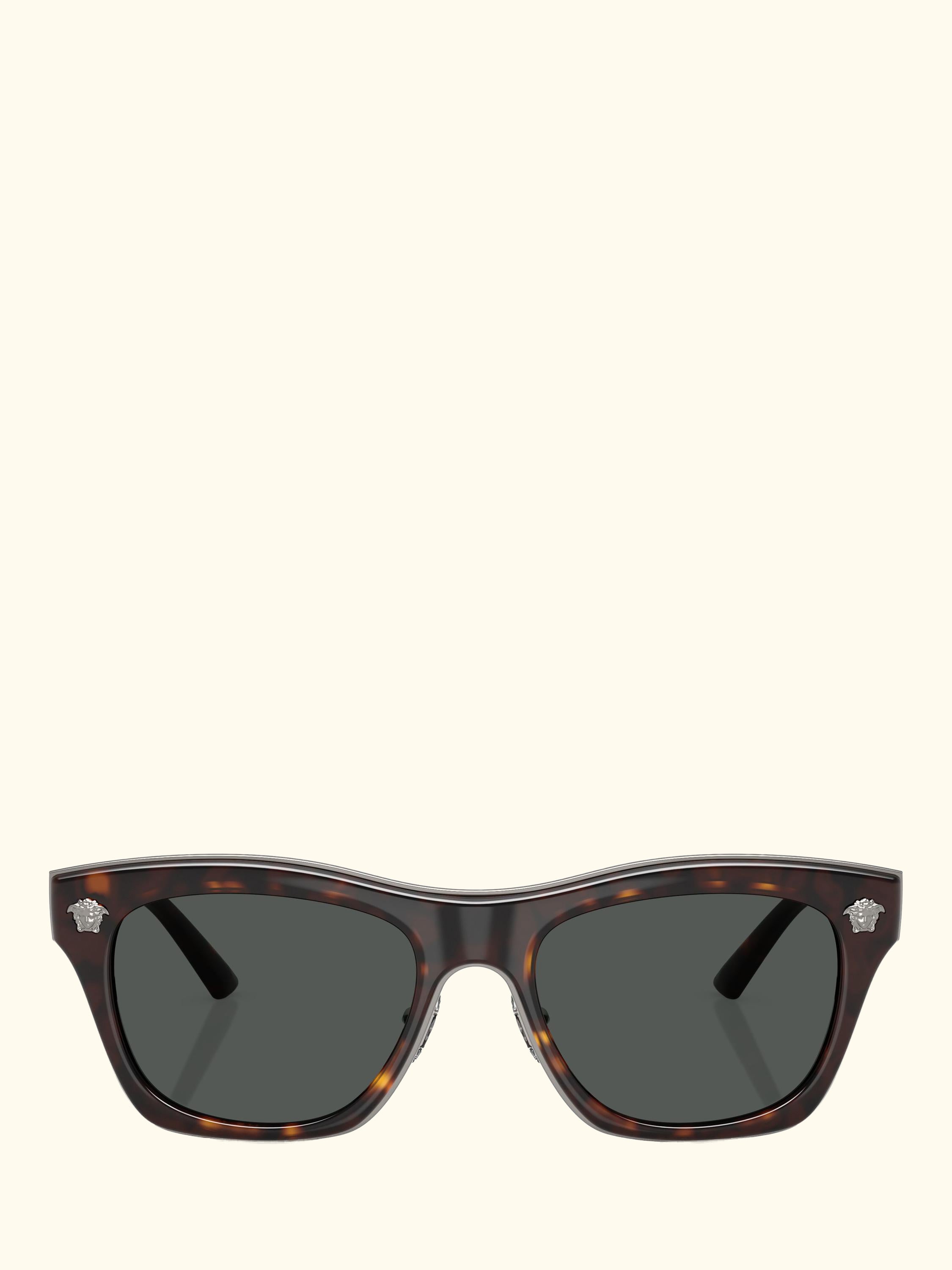 VE2272 Men's Rectangular Sunglasses, Havana