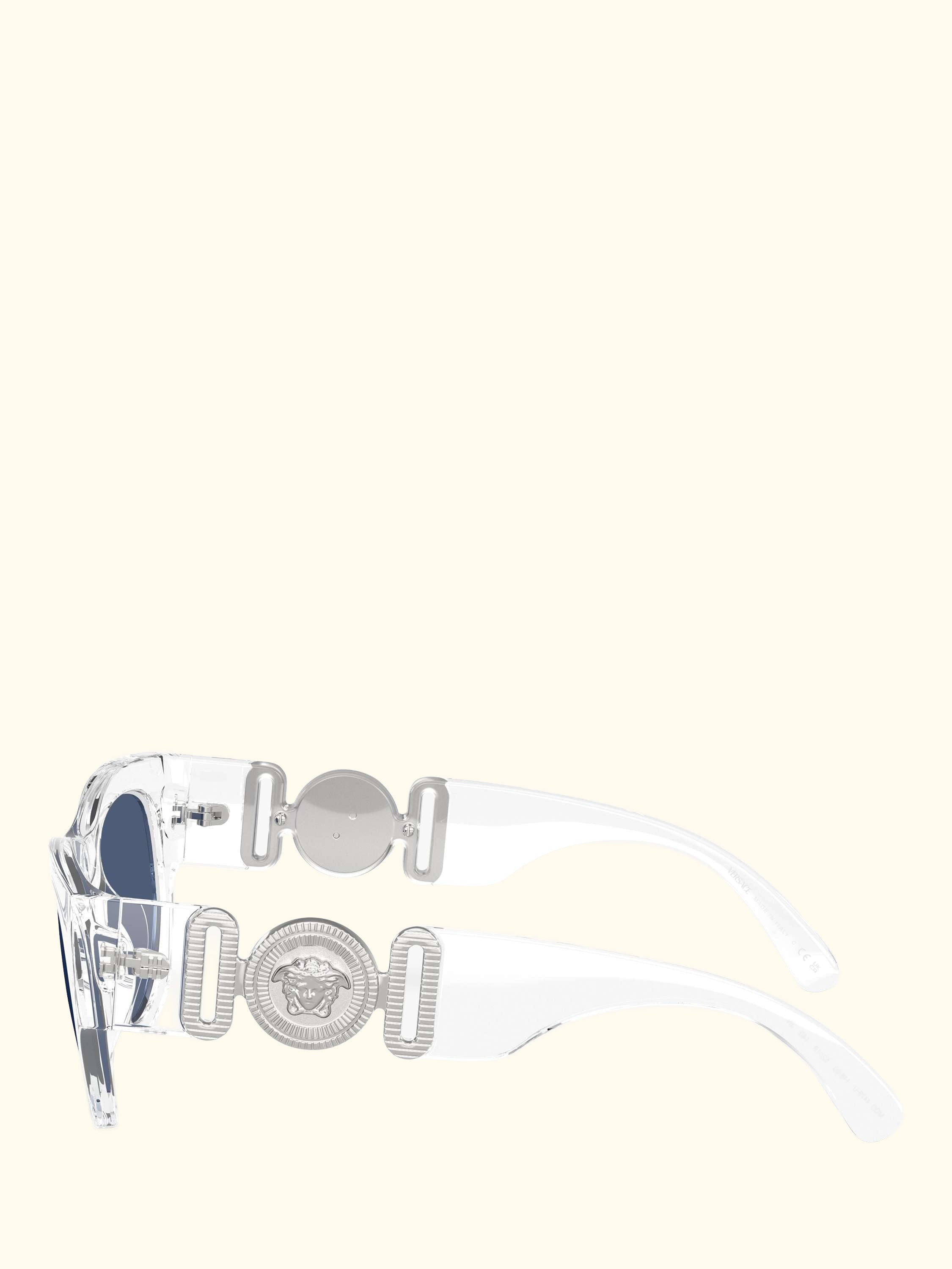 0VE4479U Rectangular Sunglasses, Crystal