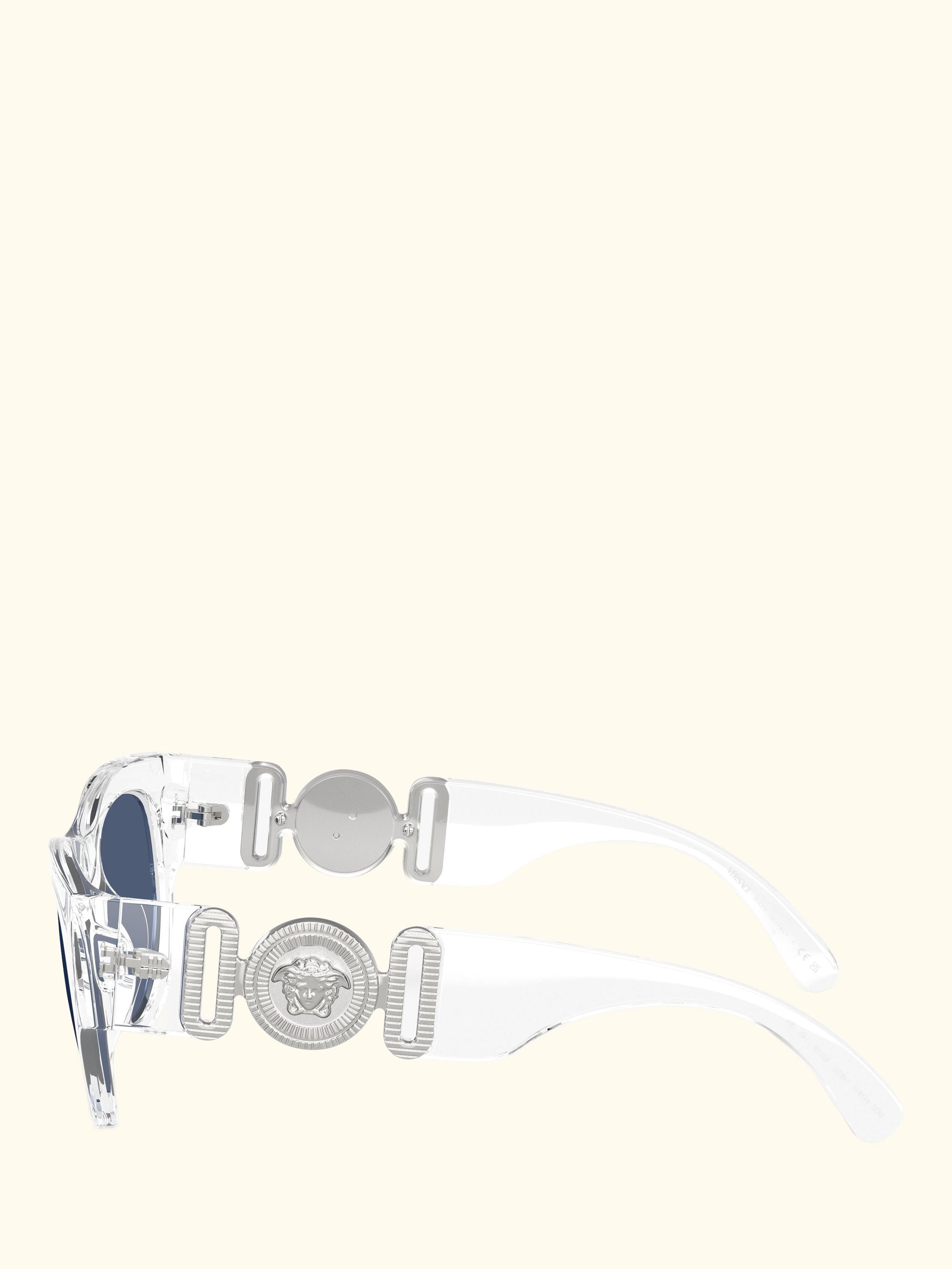 0VE4479U Rectangular Sunglasses, Crystal