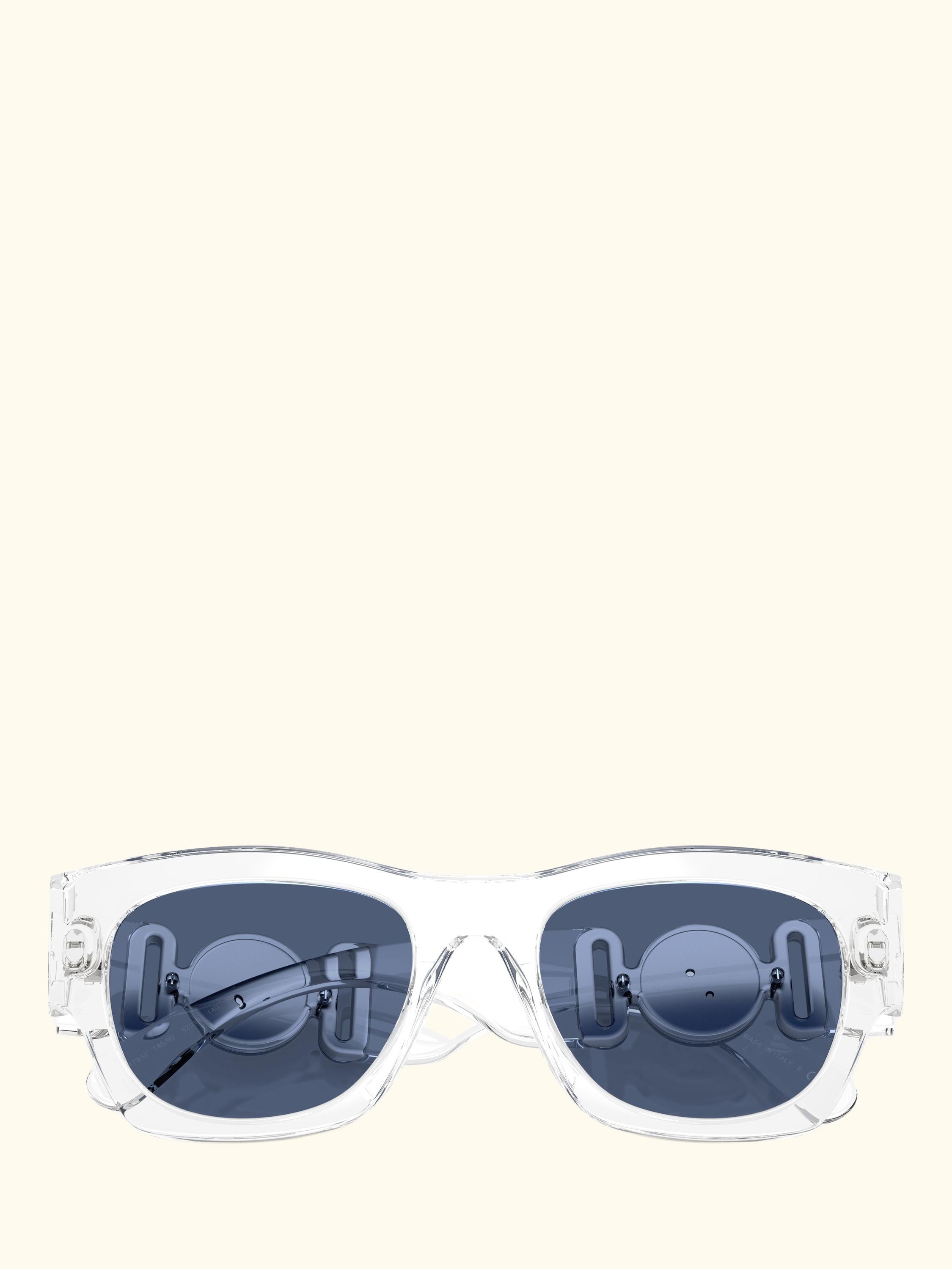 0VE4479U Rectangular Sunglasses, Crystal