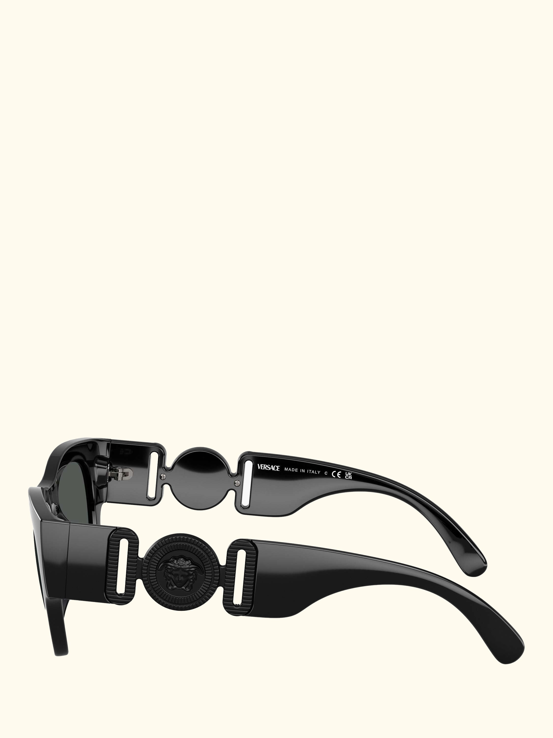 0VE4479U Rectangular Sunglasses, Black