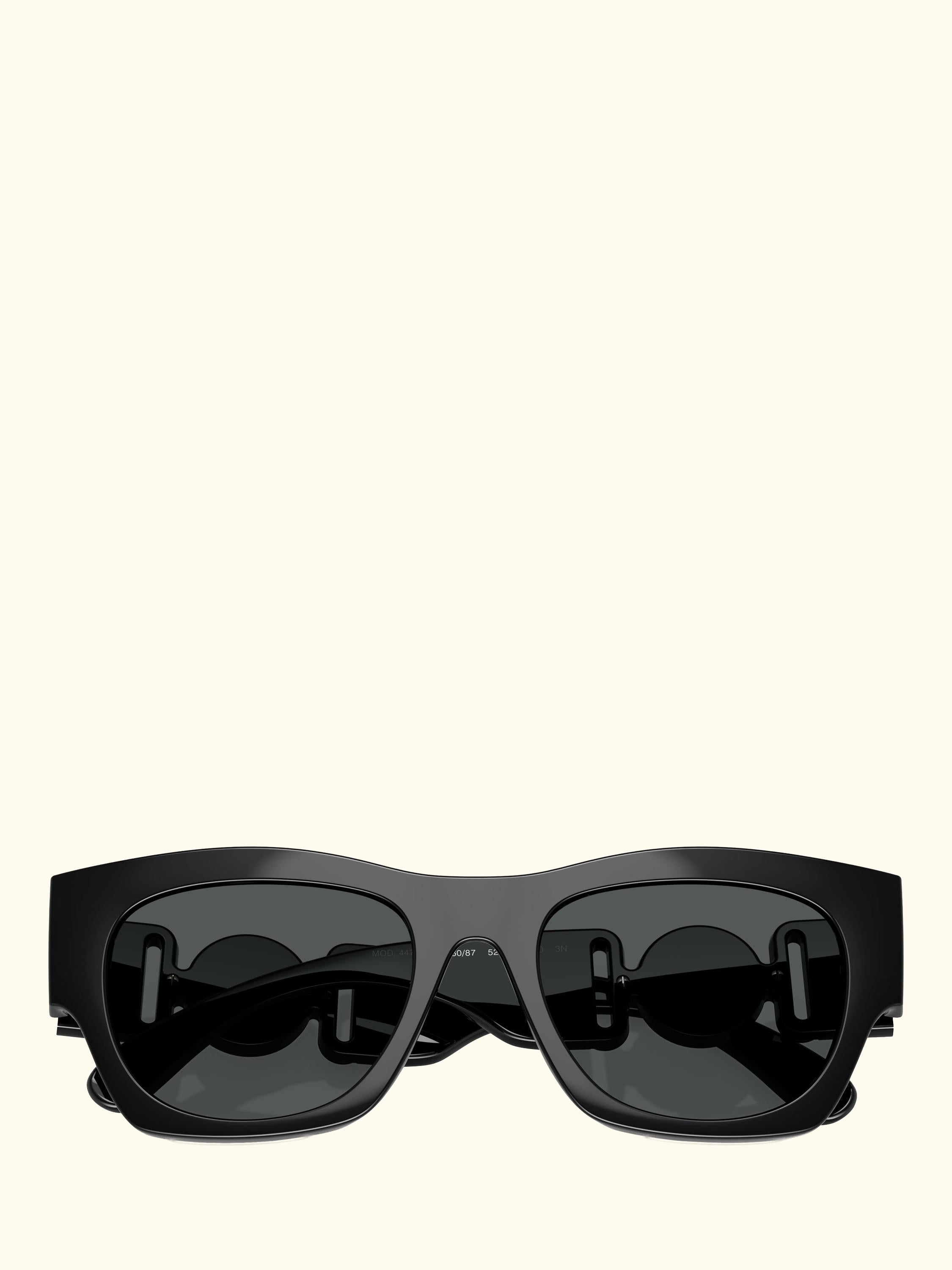 0VE4479U Rectangular Sunglasses, Black