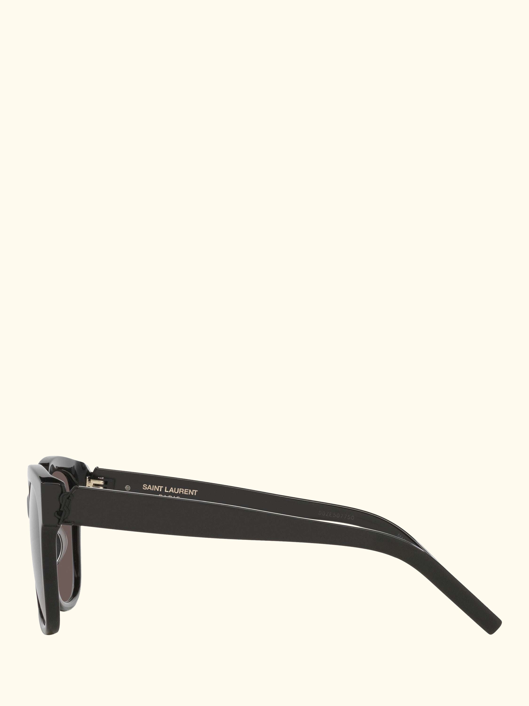 YS000111 Women's Square Sunglasses, Black/Dark Pink