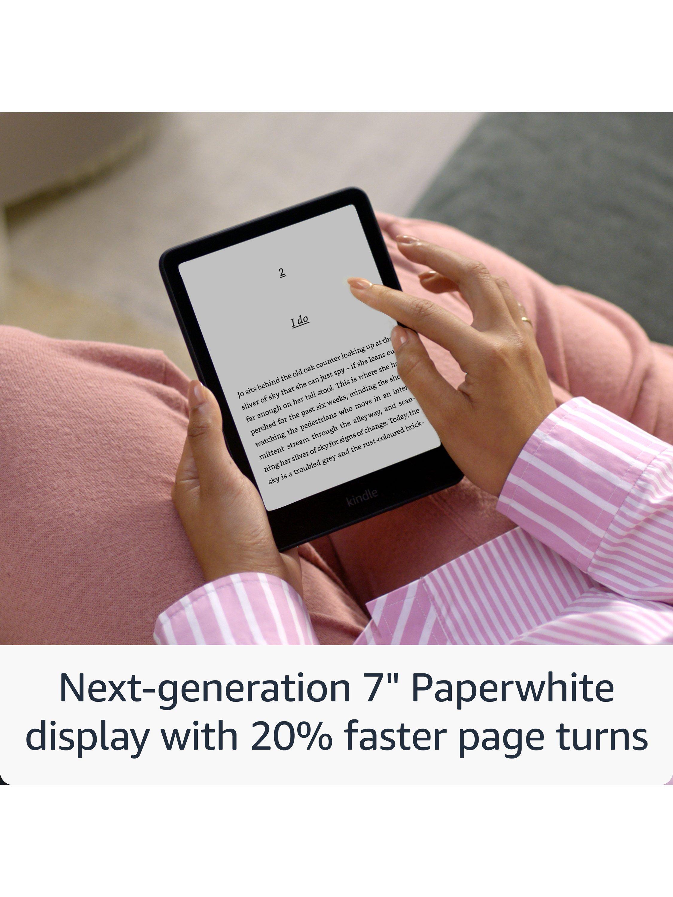 Kindle Paperwhite (2024), Waterproof eReader, 7" High Resolution Illuminated Touch Screen with Adjustable Warm Light, 16GB, with Special Offers