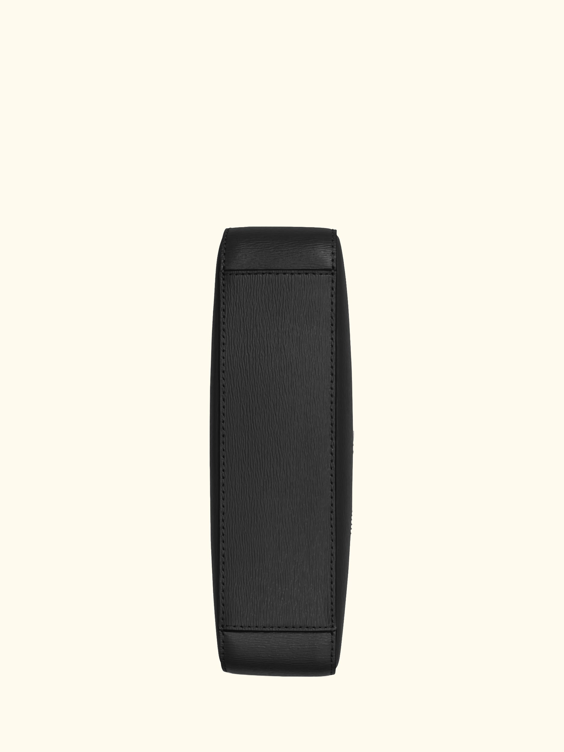 Bryant Avenue Leather Demi Cross Body Bag, Black