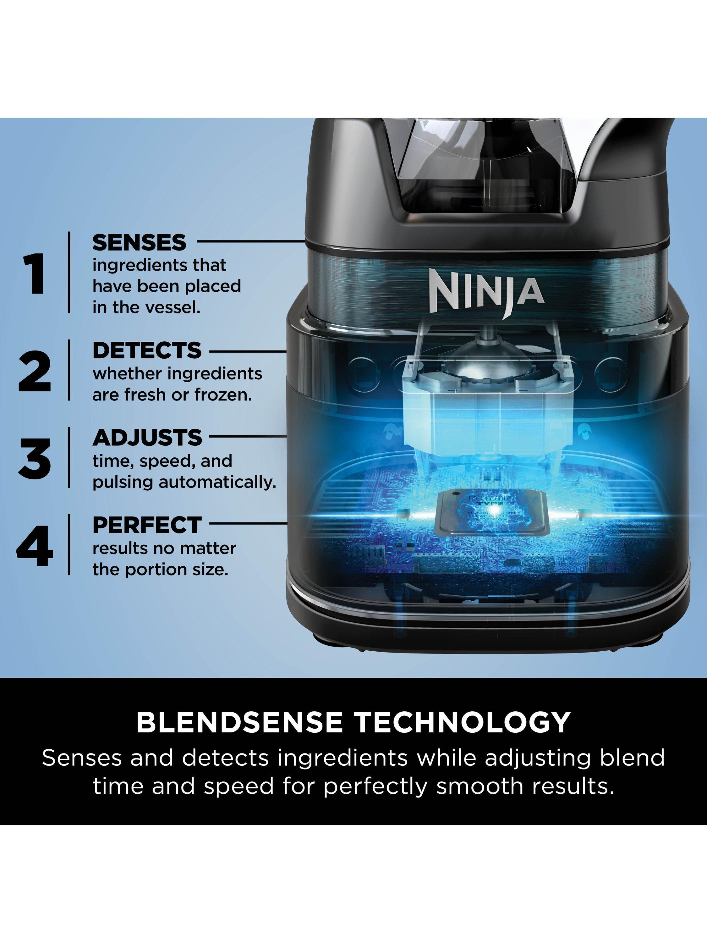 Detect Food Blender, Black