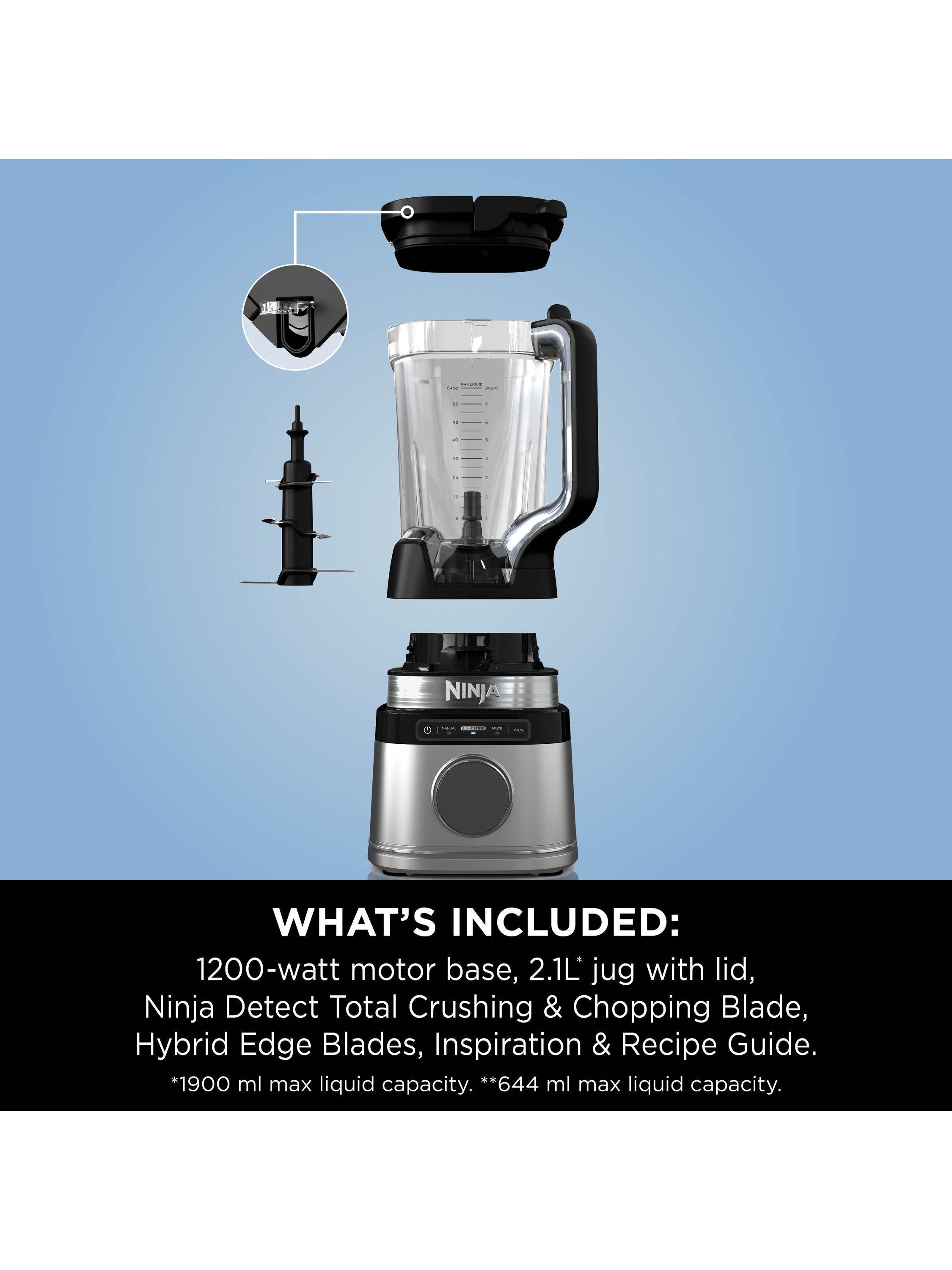 Detect Food Blender, Black