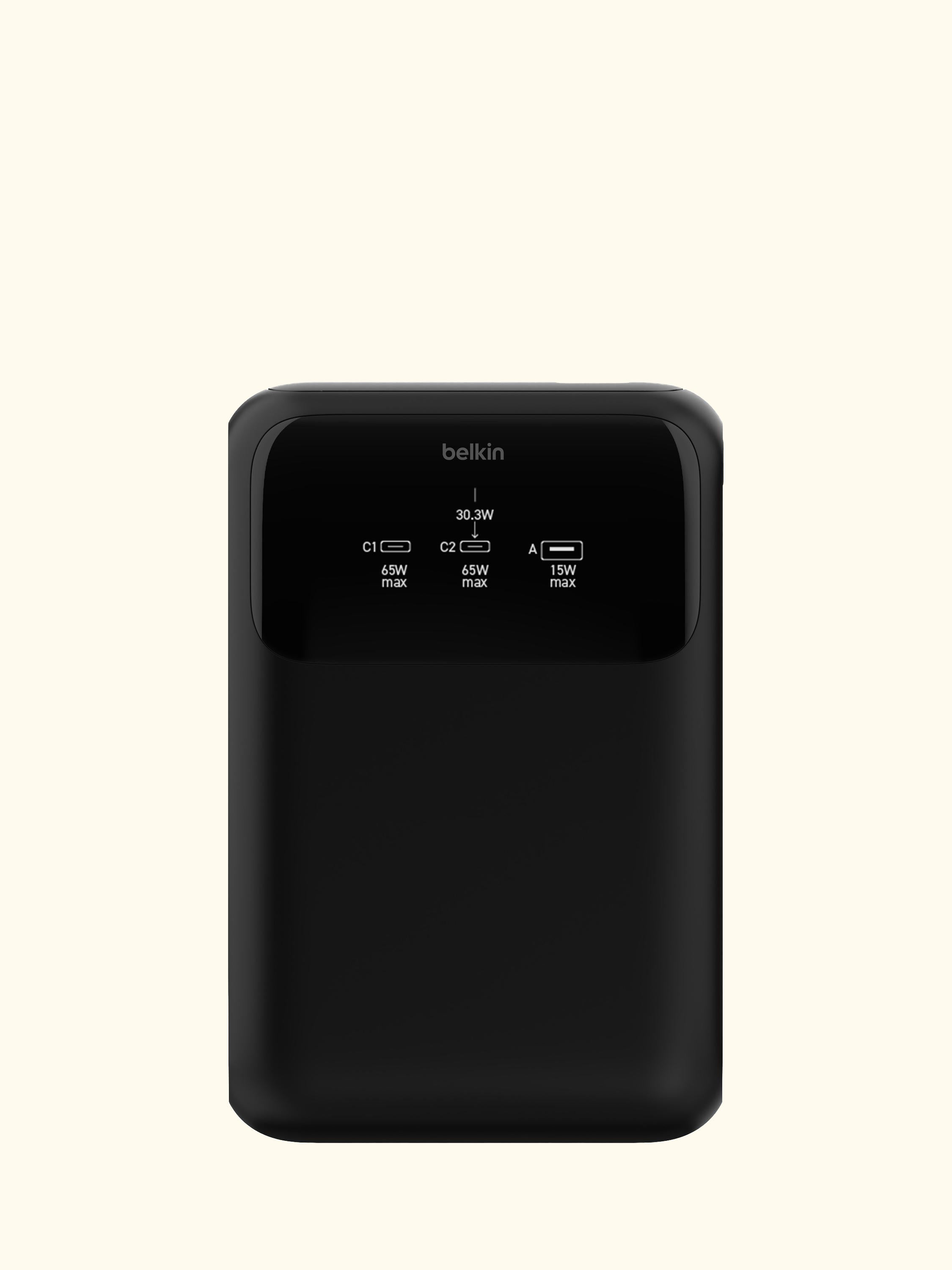 BoostCharge Pro 3-Port Laptop Power Bank, 20K, Black