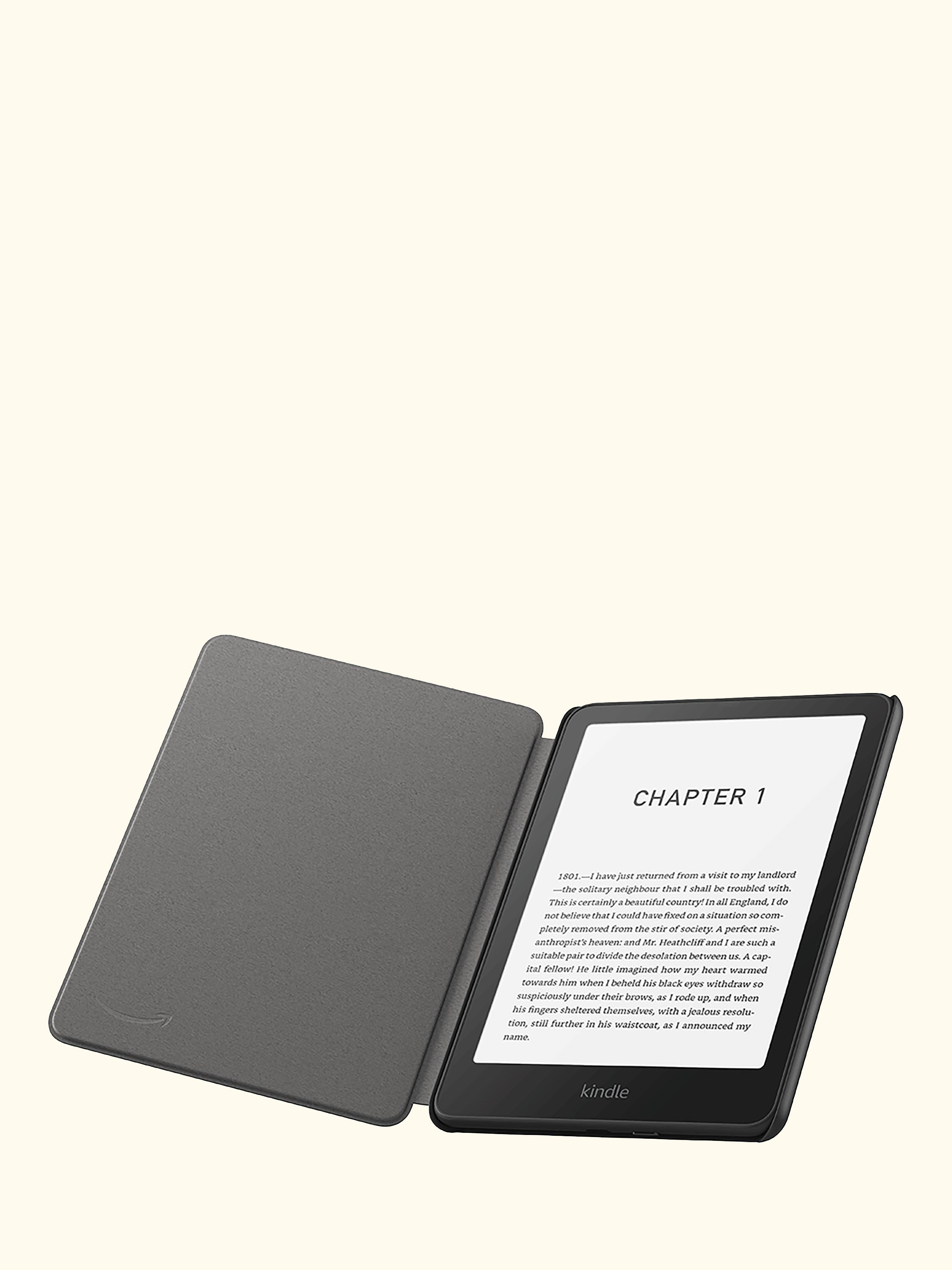 Plant-Based Leather Case for Kindle Paperwhite (2024), Black