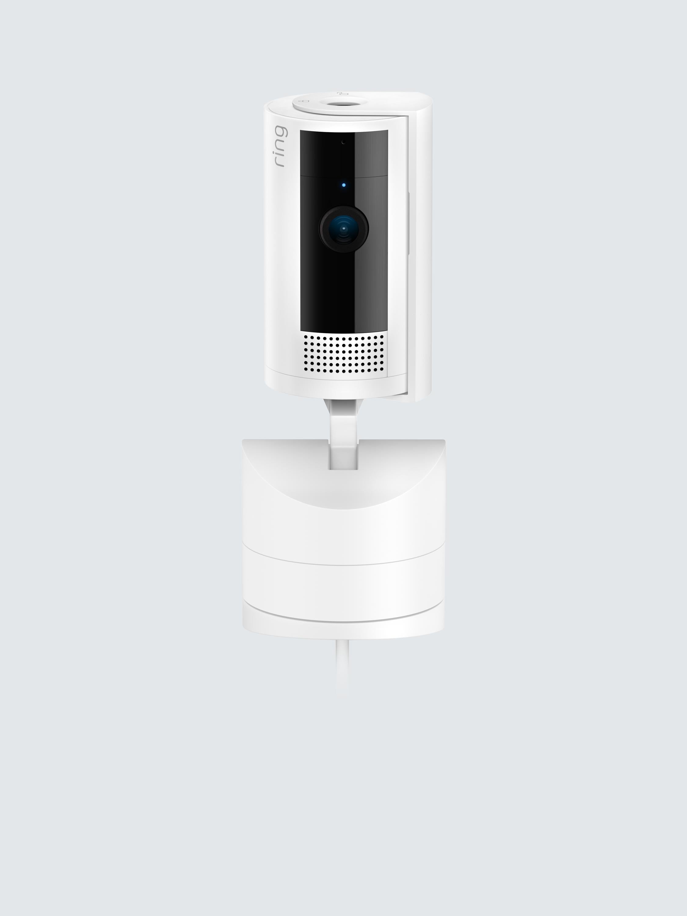 Pan-Tilt Indoor Cam Smart Security Camera with Built in Wi-Fi, White
