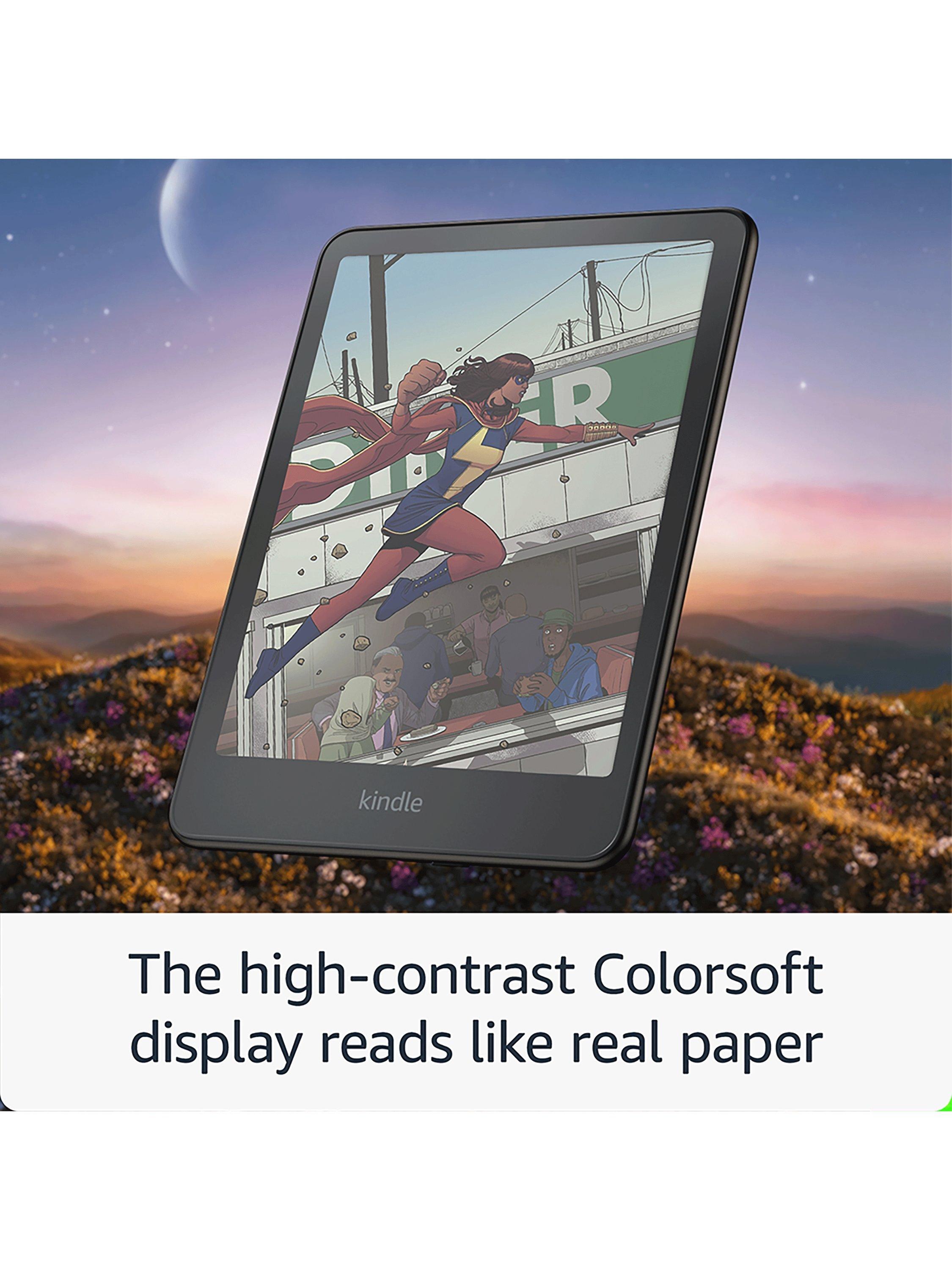 Kindle Colorsoft Signature Edition (2024) eReader, 7” Colour Illuminated Touch Screen, 32GB, Black