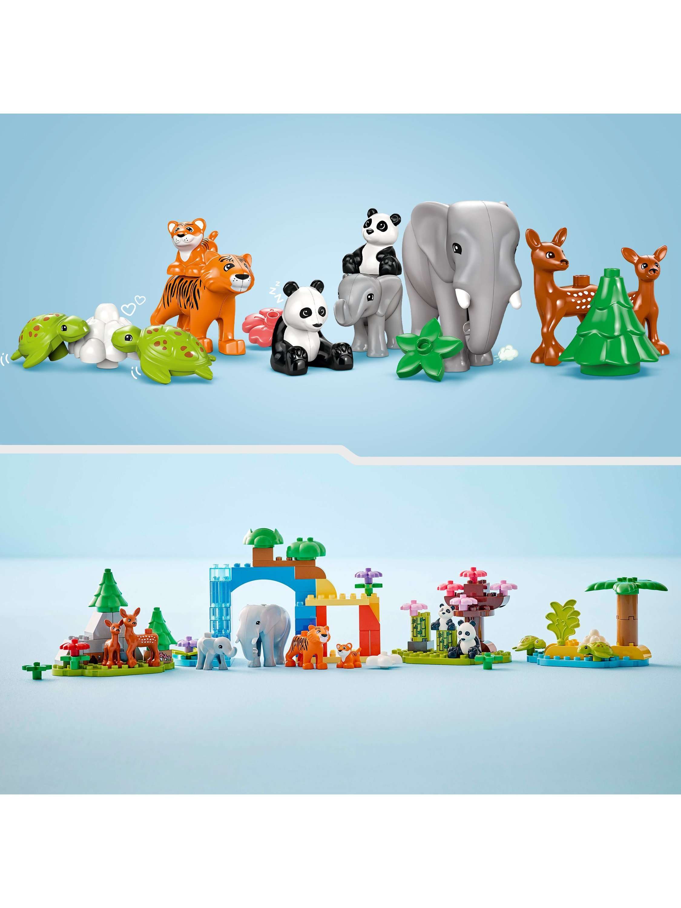DUPLO 3in1 Wild Animal Families Learning Toy Set 10446