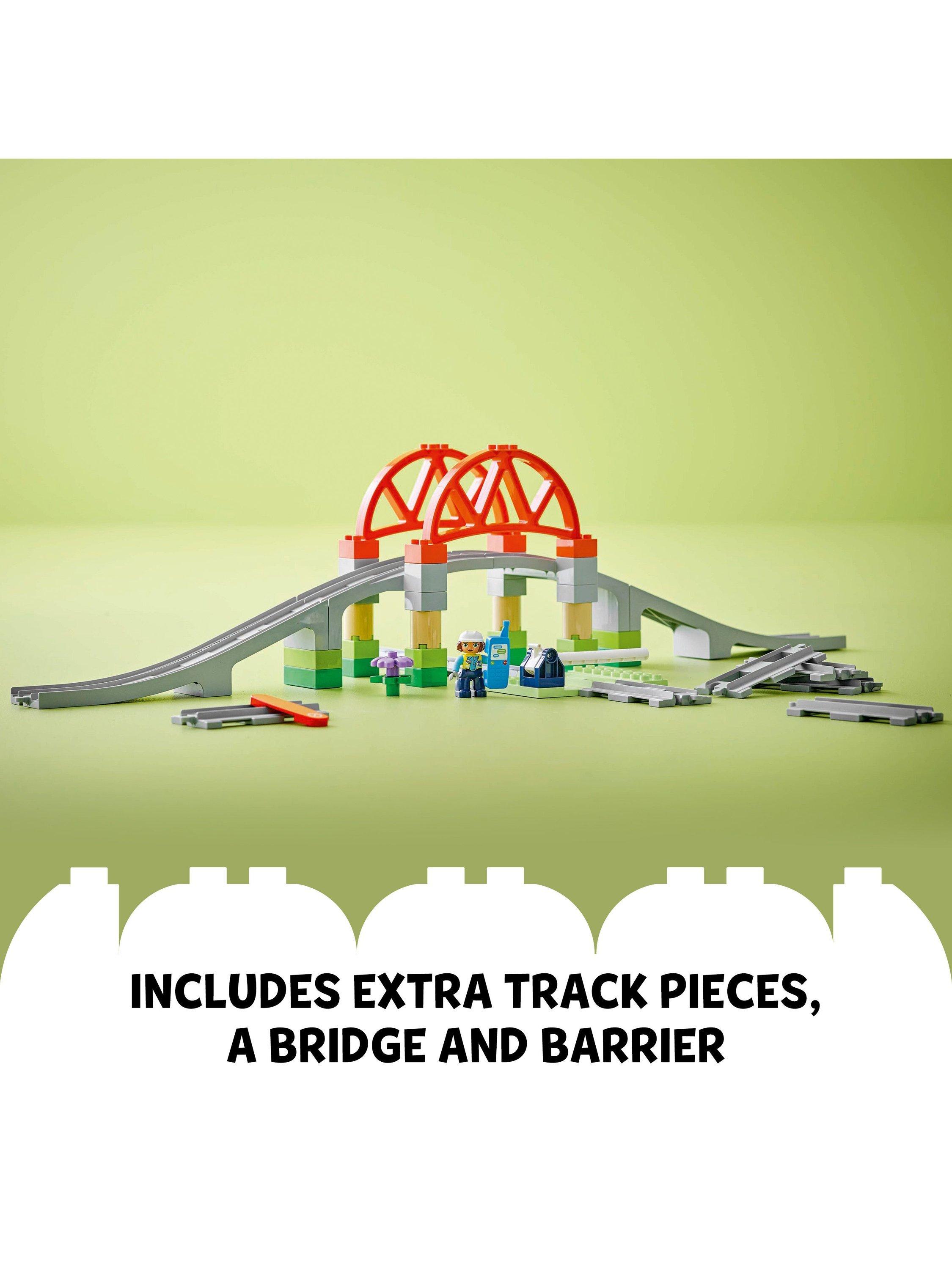 DUPLO Train Bridge and Tracks Expansion Set Toy 10426