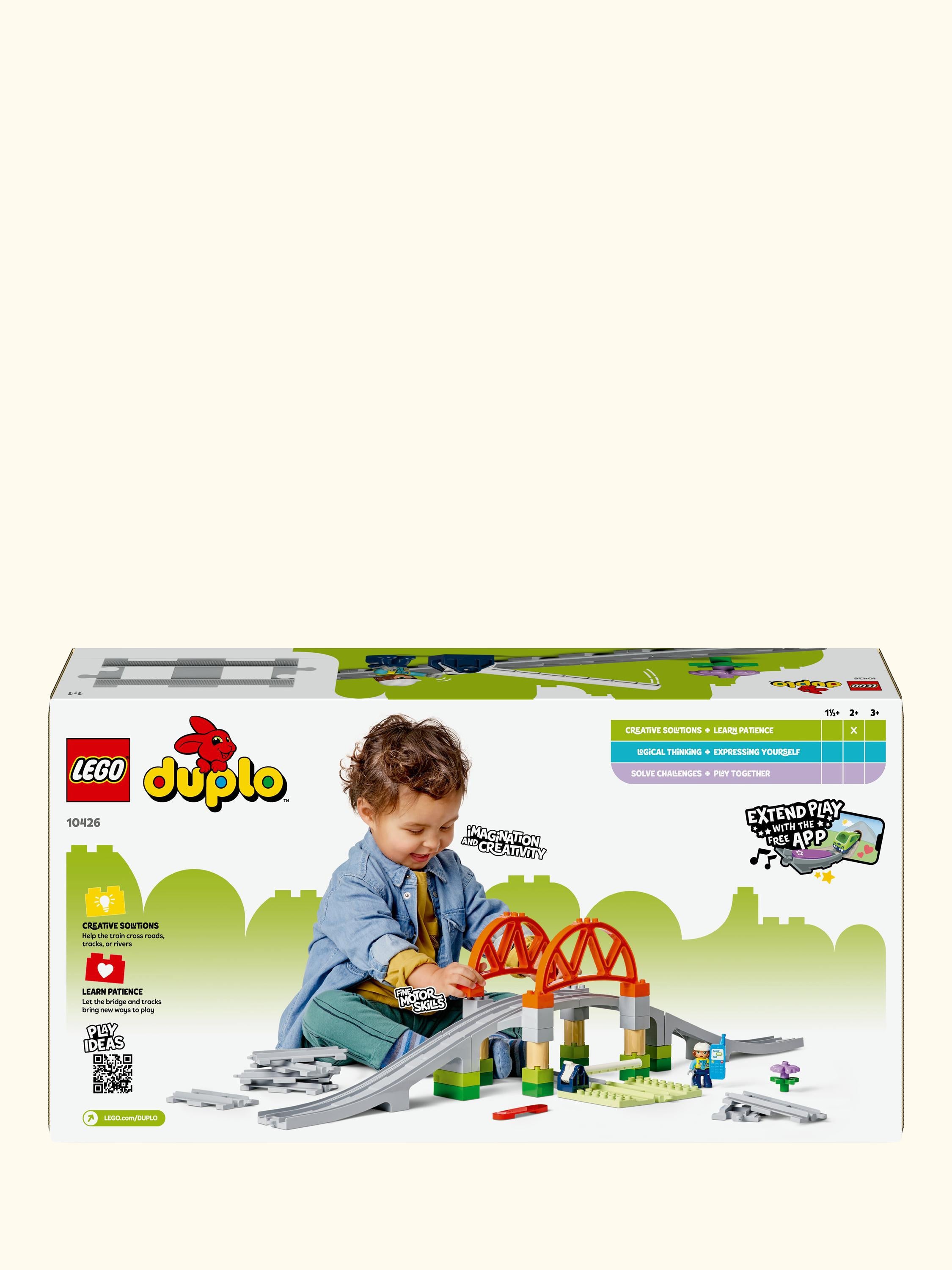 DUPLO Train Bridge and Tracks Expansion Set Toy 10426