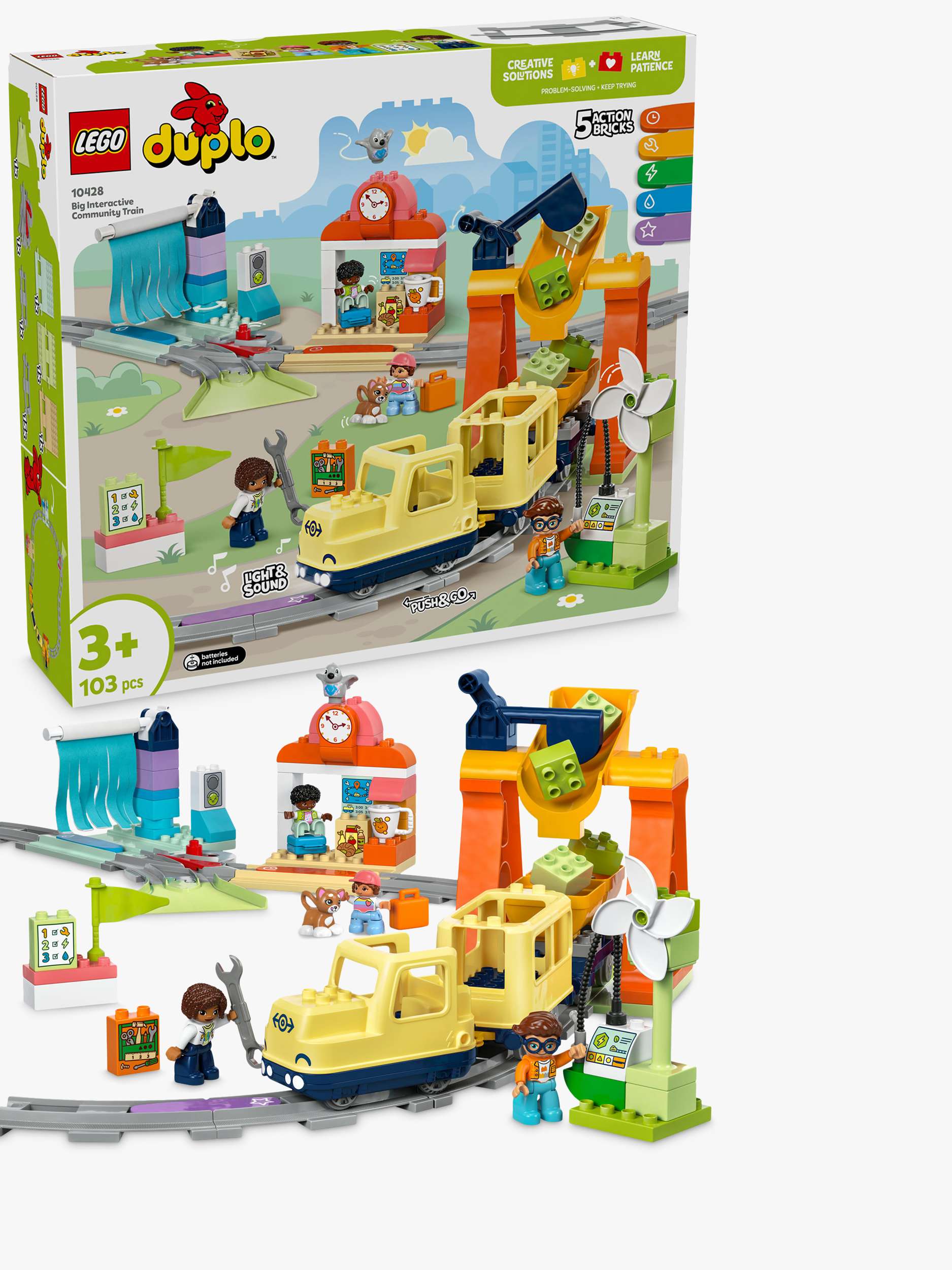 DUPLO Big Interactive Community Toy Train Set 10428