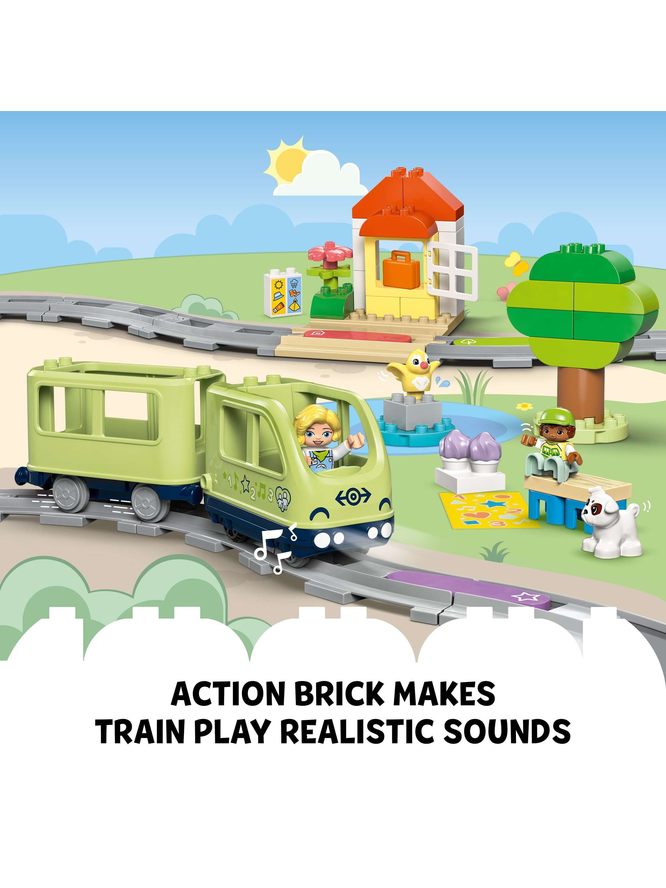 DUPLO 10427 Interactive Adventure Train Building Toy