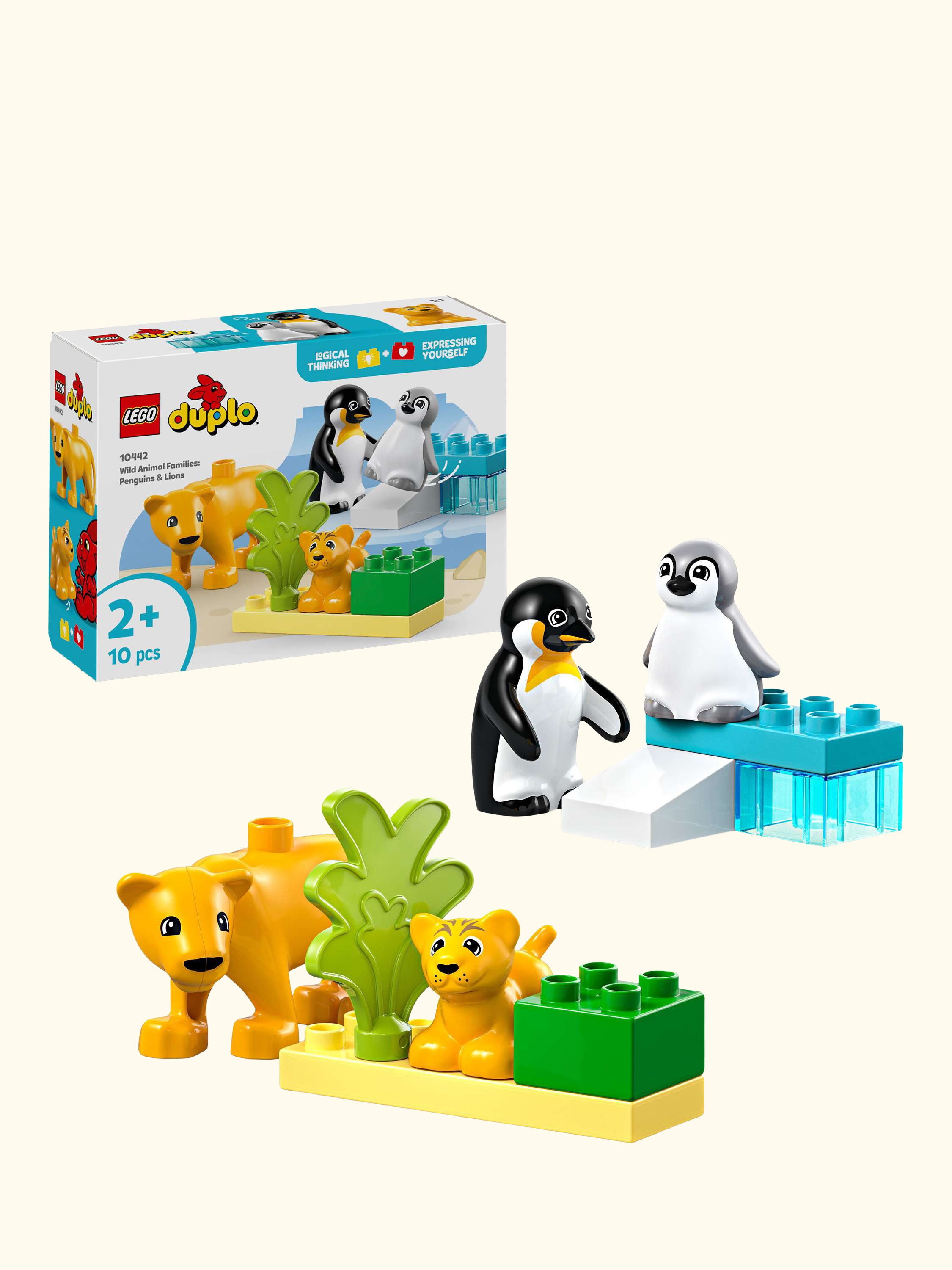 DUPLO Wild Animal Families: Penguins & Lions Set 10442