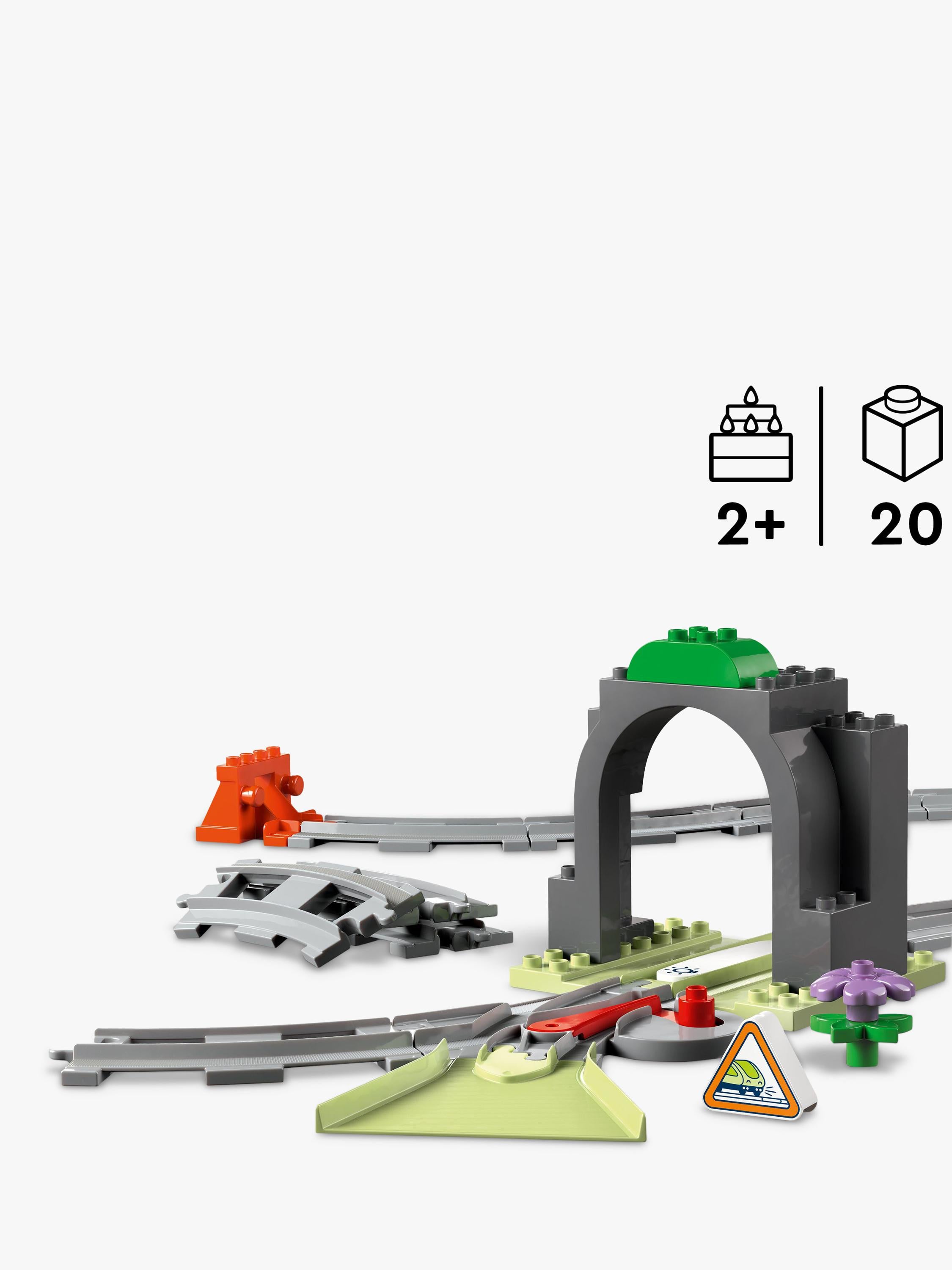 DUPLO Train Tunnel and Tracks Expansion Set Toy 10425
