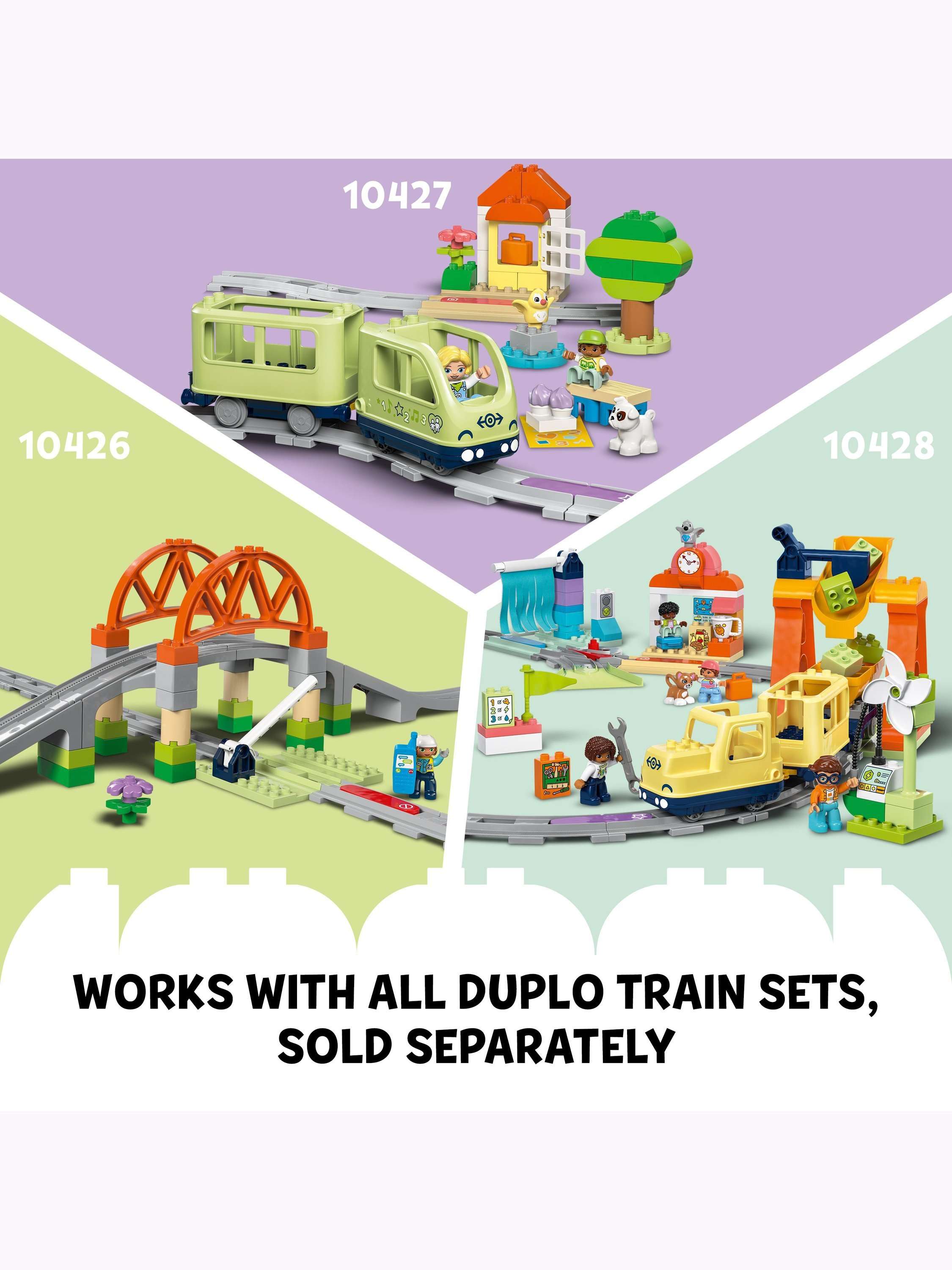 DUPLO Train Tunnel and Tracks Expansion Set Toy 10425