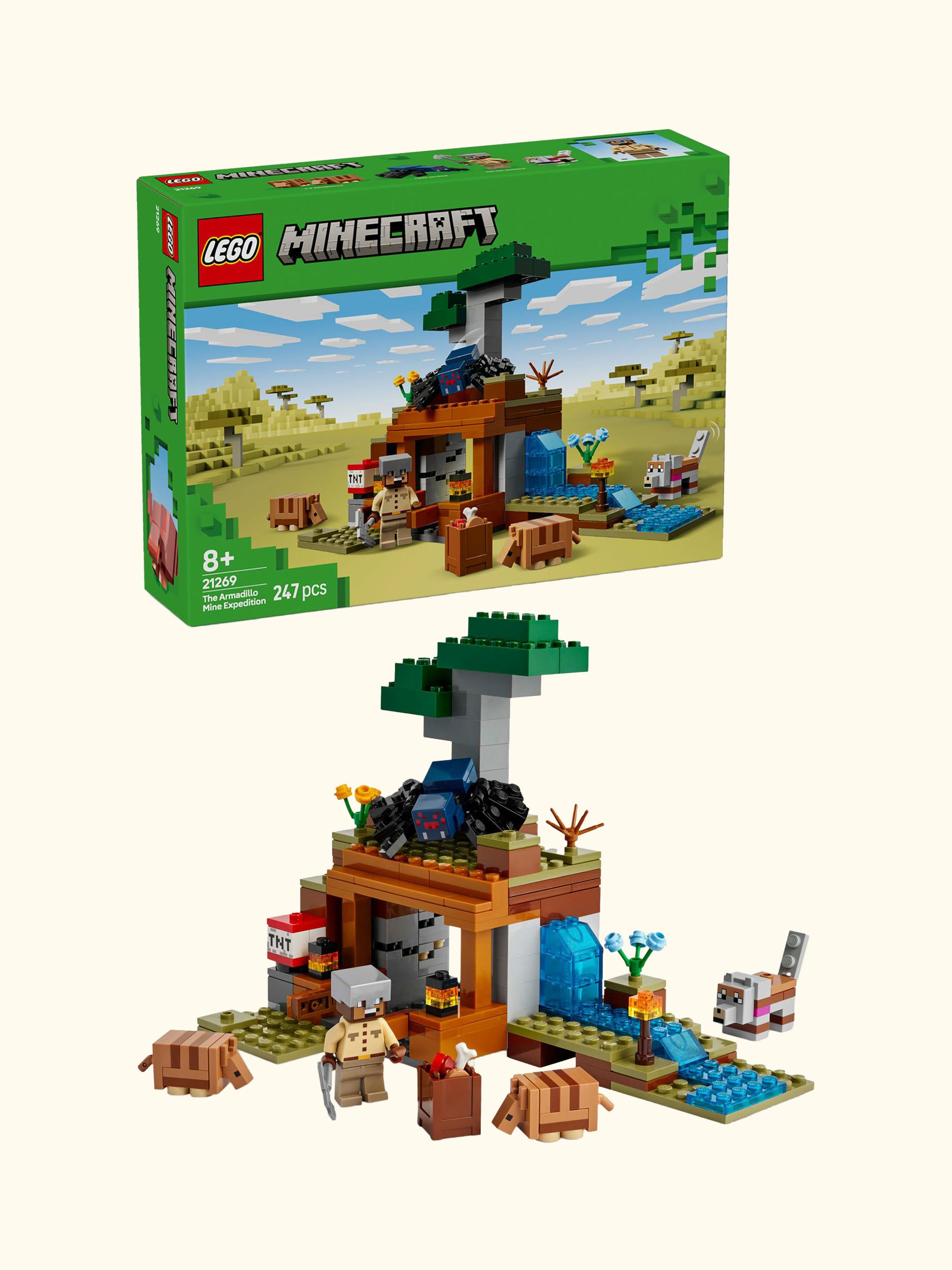 Minecraft The Armadillo Mine Expedition Toy Set 21269
