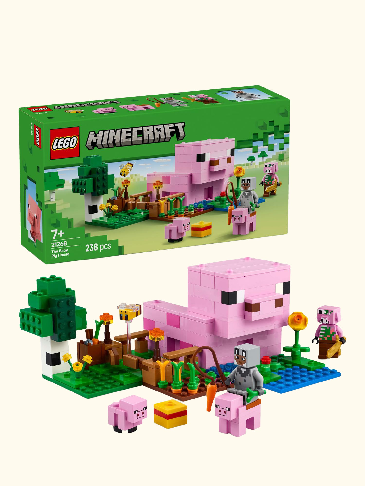 Minecraft The Baby Pig House with Animal Toys 21268