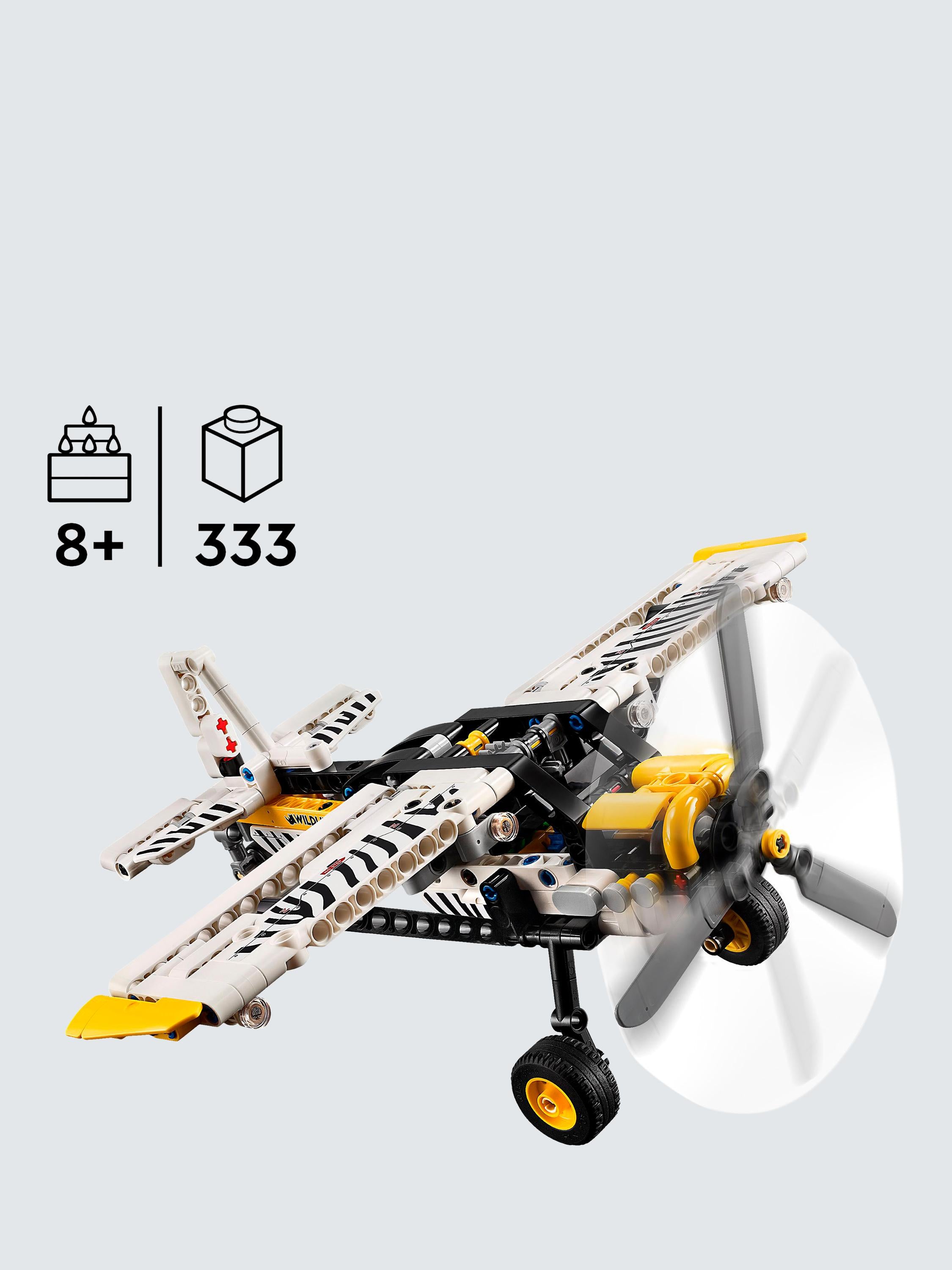 Technic Bush Plane Building Toy Set for Kids 42198