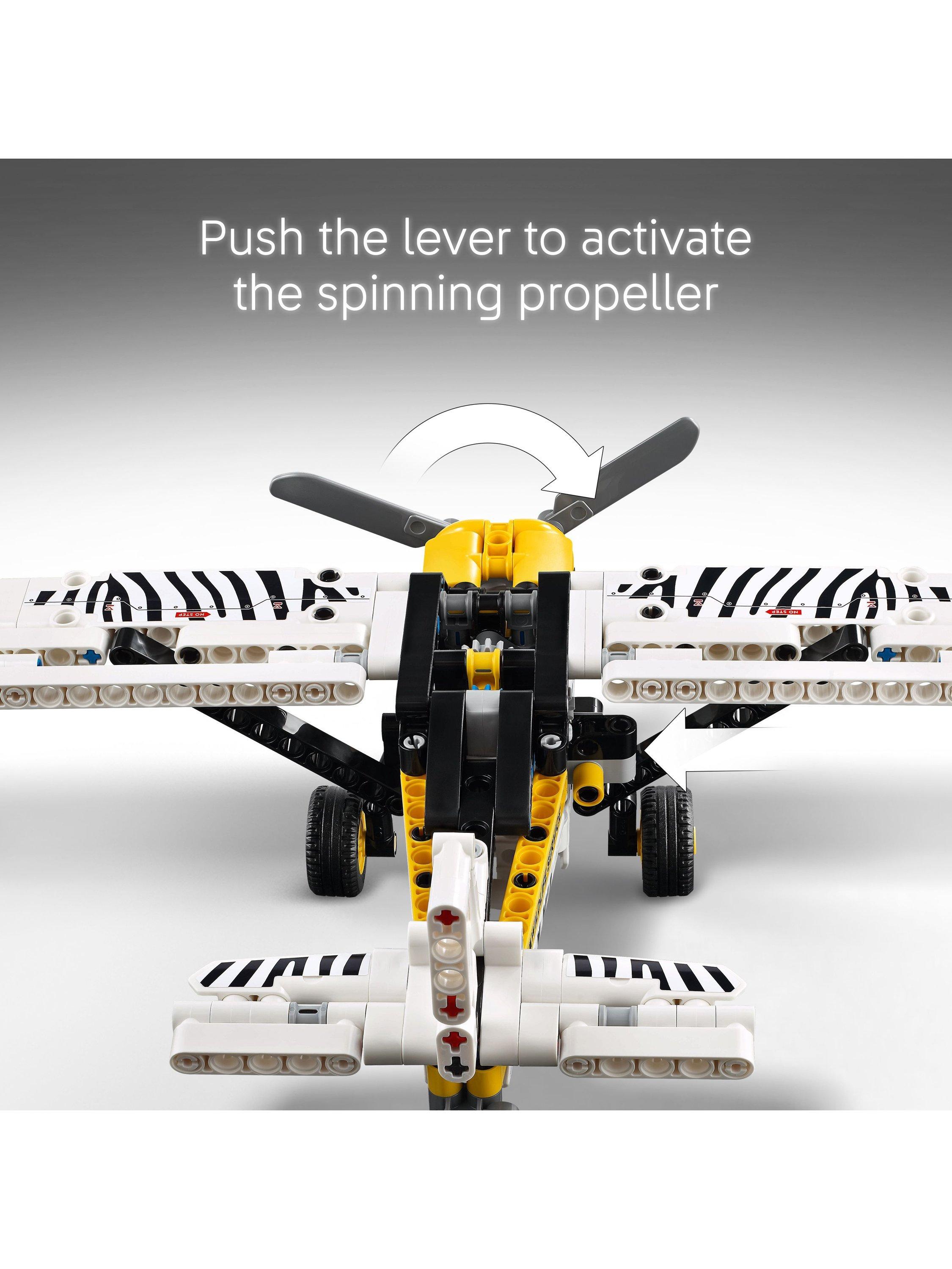 Technic Bush Plane Building Toy Set for Kids 42198