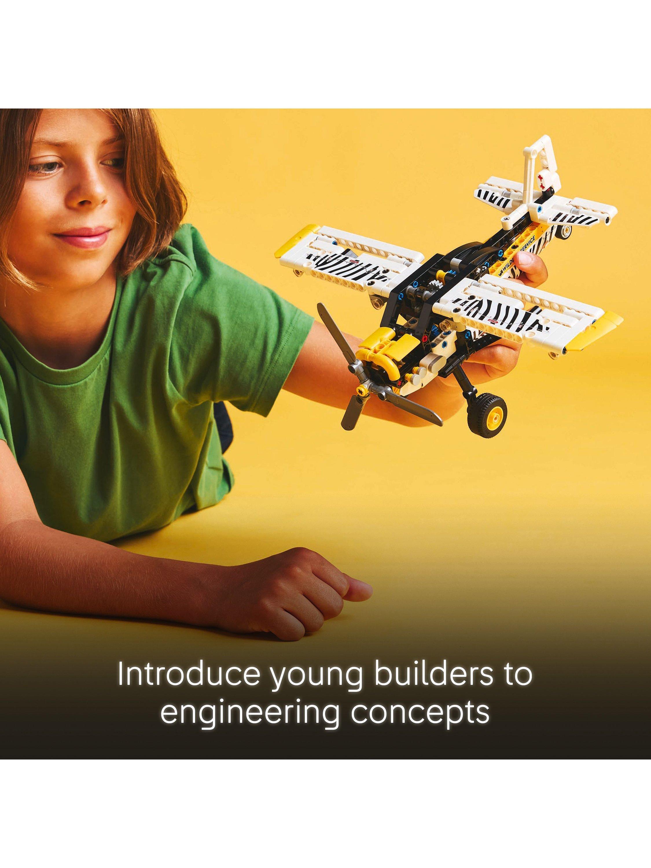 Technic Bush Plane Building Toy Set for Kids 42198
