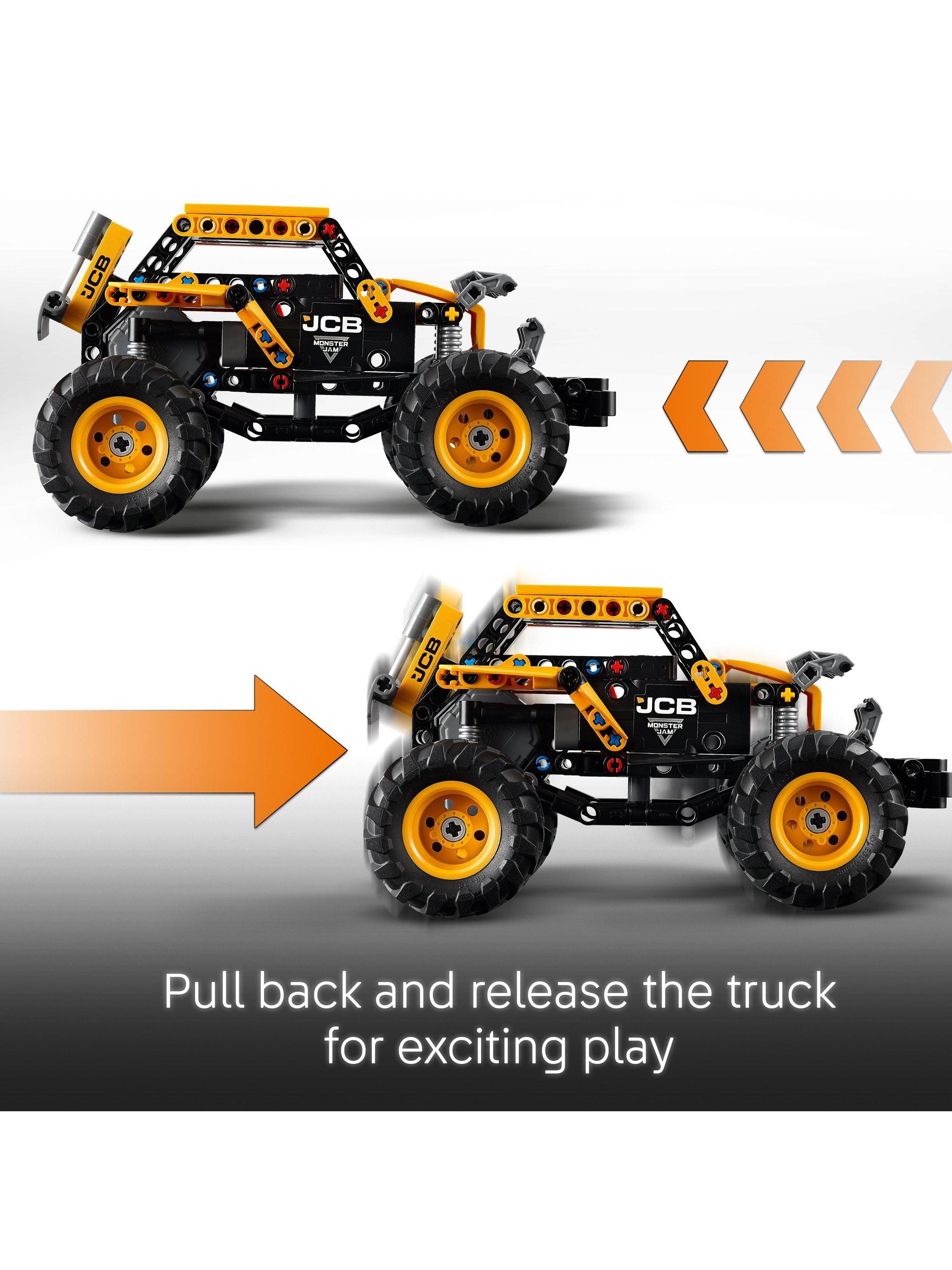 Technic Monster Jam DIGatron Pull-Back Truck Toy 42199