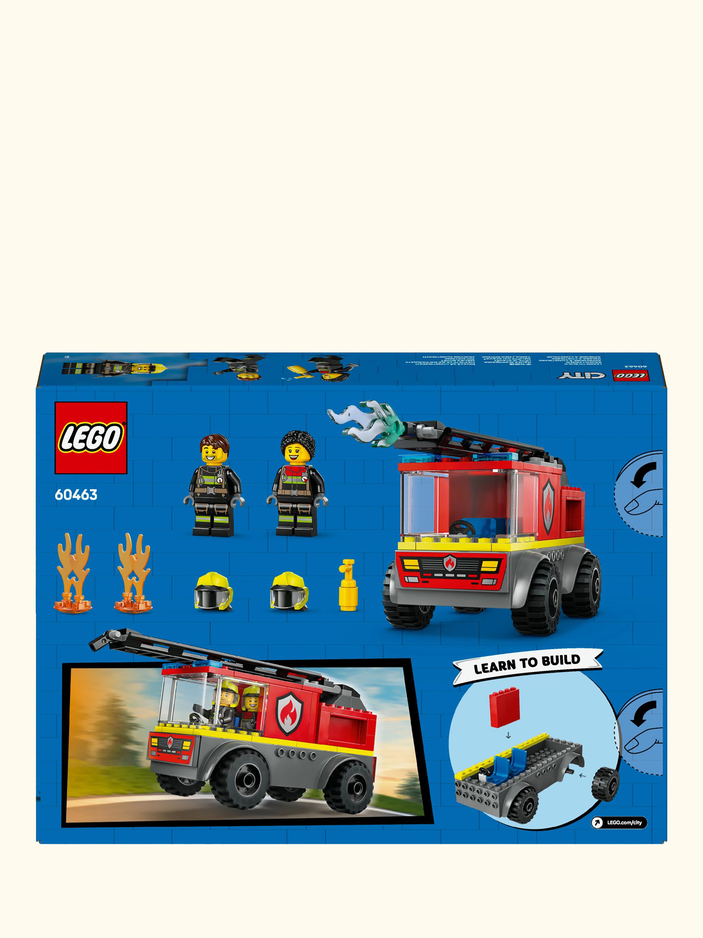 City Fire Engine with Ladder, Firefighter Toy 60463