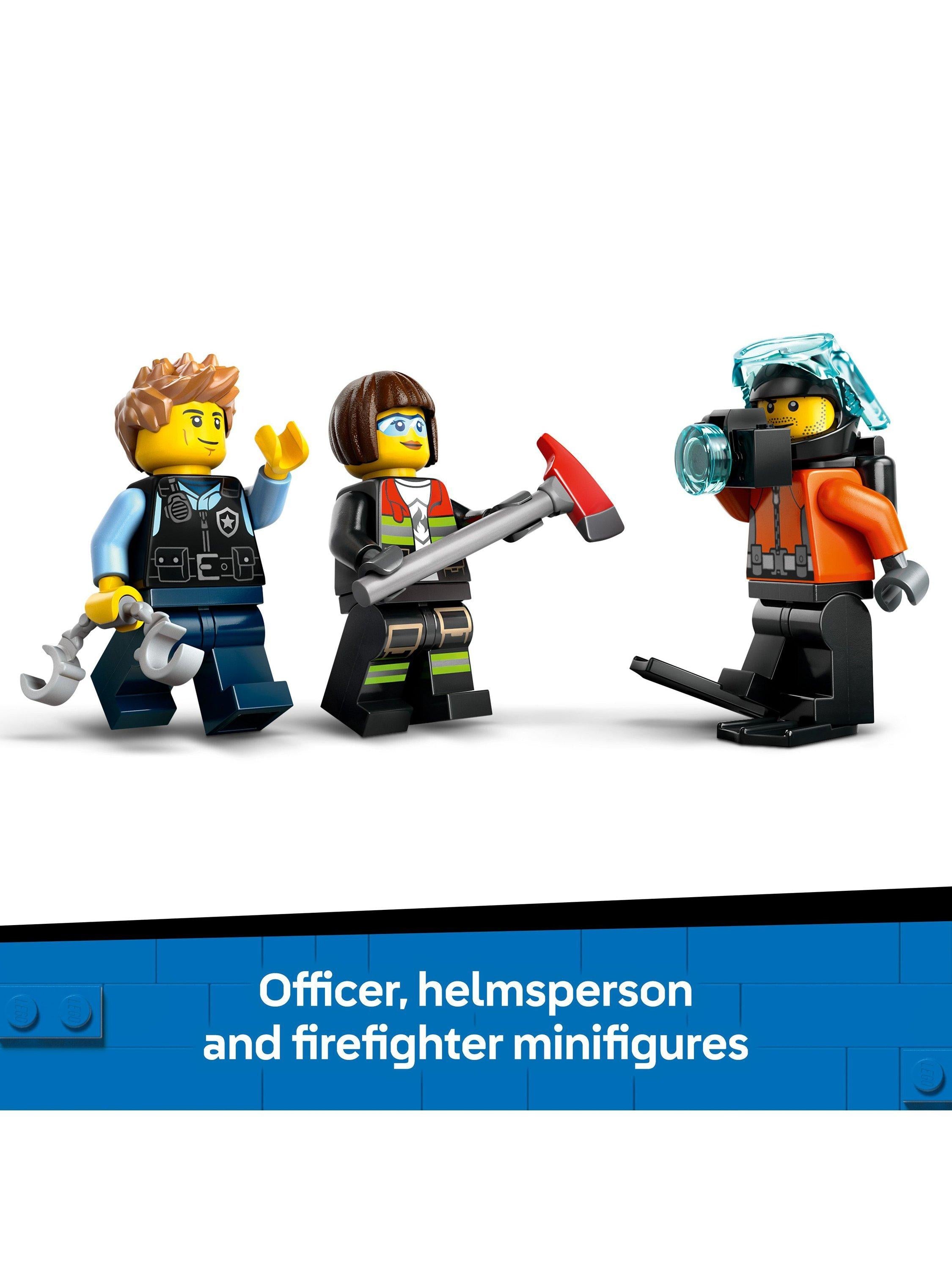 City Helicopter, Fire Engine & Submarine Remix 60462