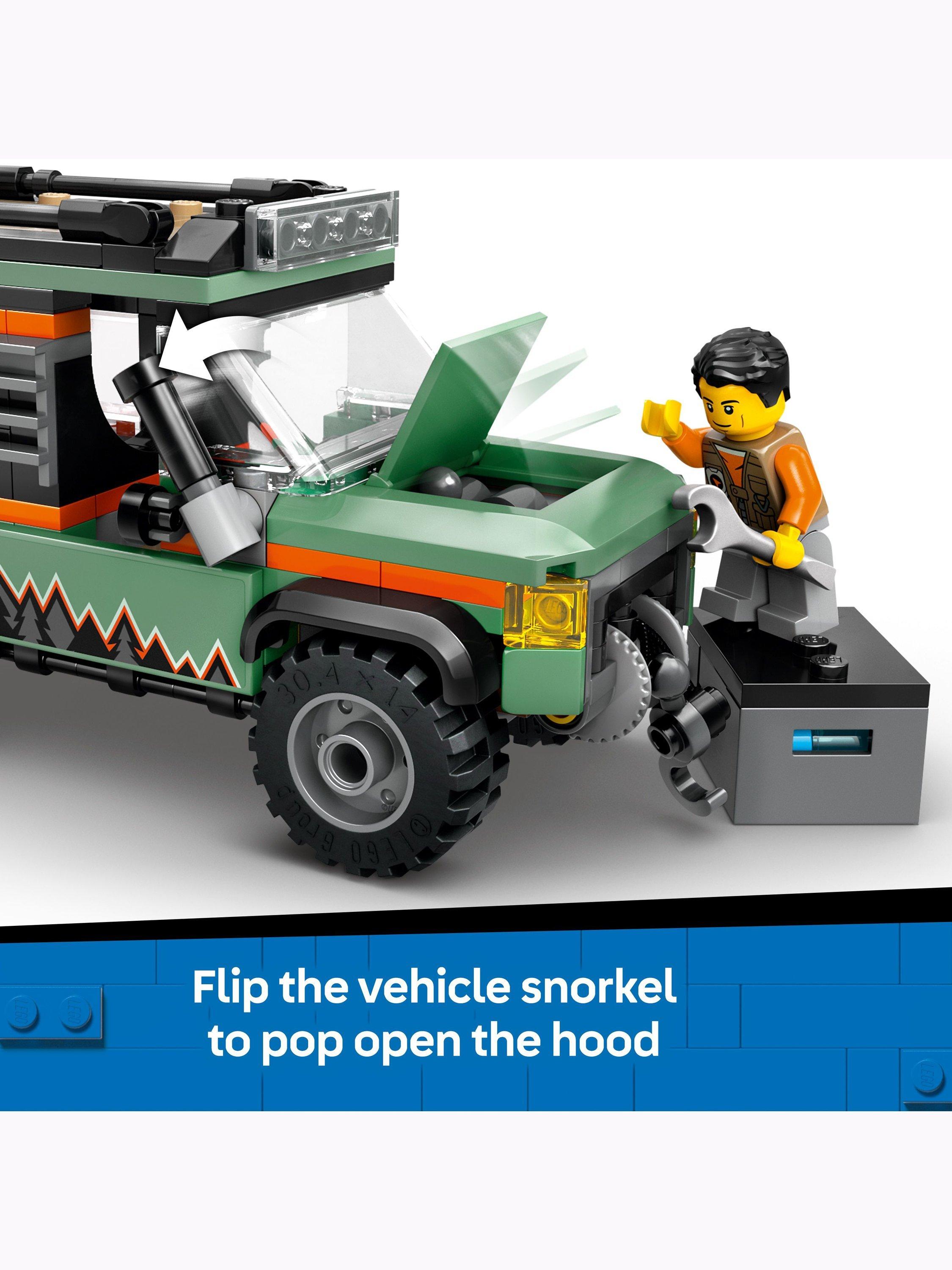 City Off-Road 4x4 Mountain Truck, Toy Vehicle Set 60447