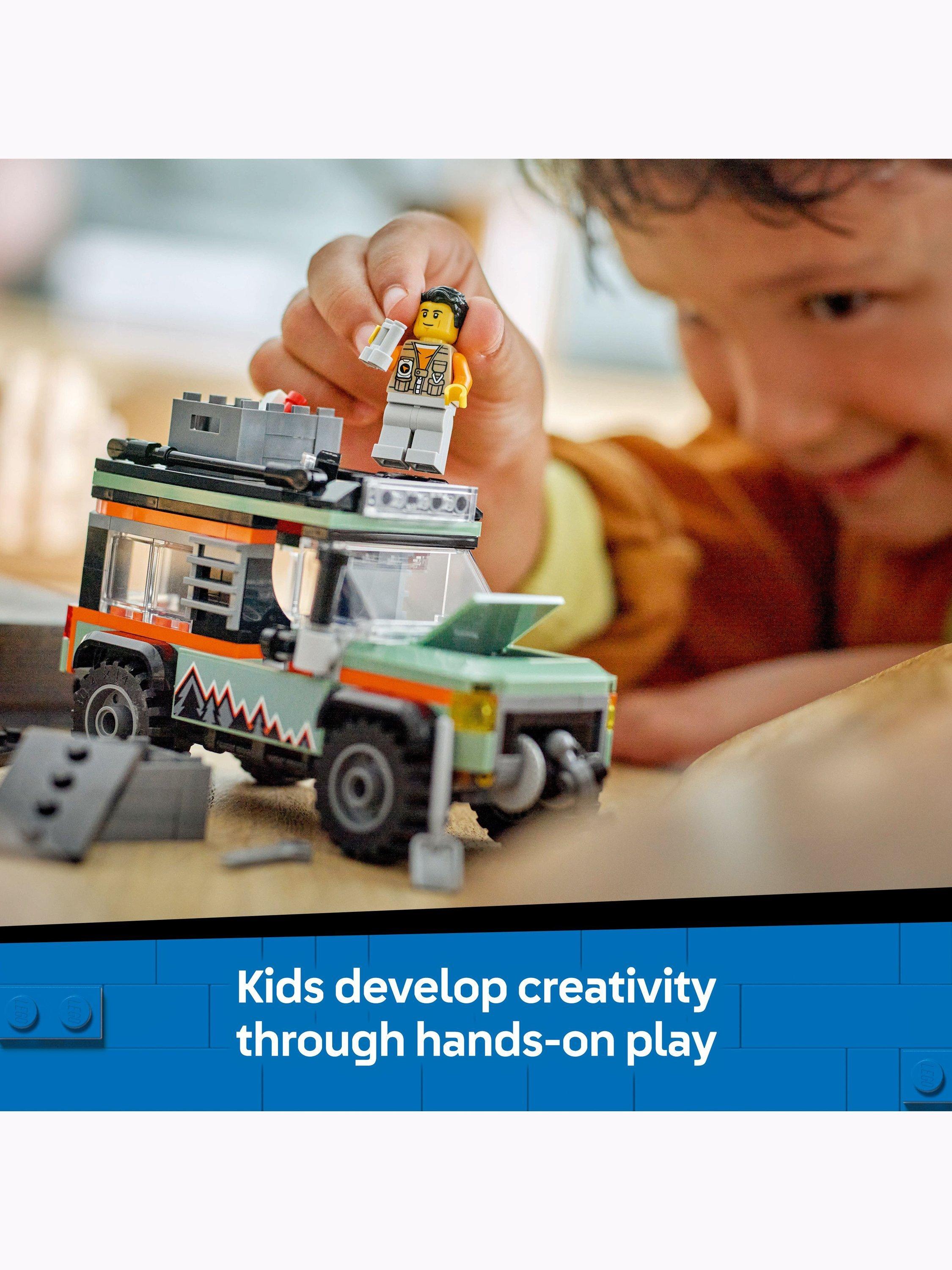 City Off-Road 4x4 Mountain Truck, Toy Vehicle Set 60447